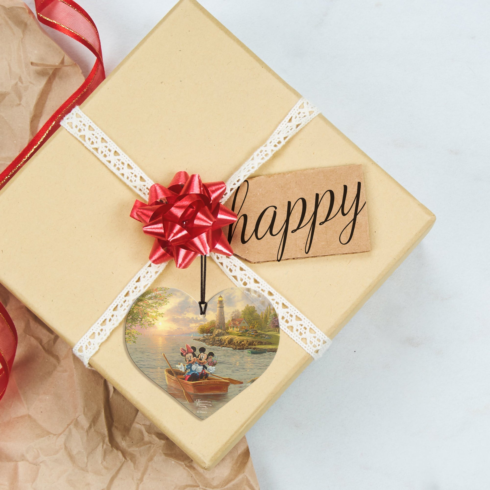 Disney (Mickey and Minnie - Lighthouse Cove) Hanging Acrylic Print ACPHEART595