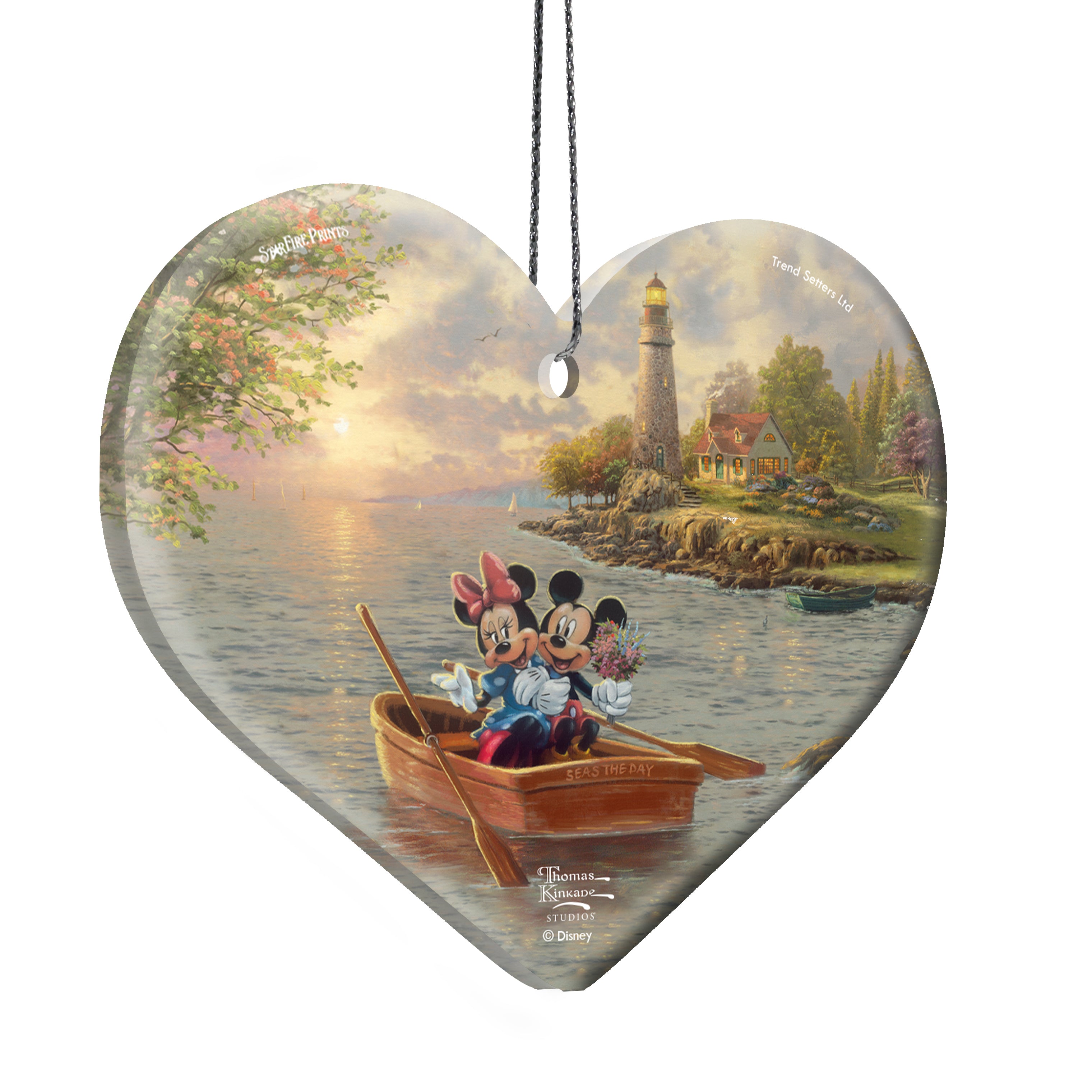 Disney (Mickey and Minnie - Lighthouse Cove) Hanging Acrylic Print ACPHEART595