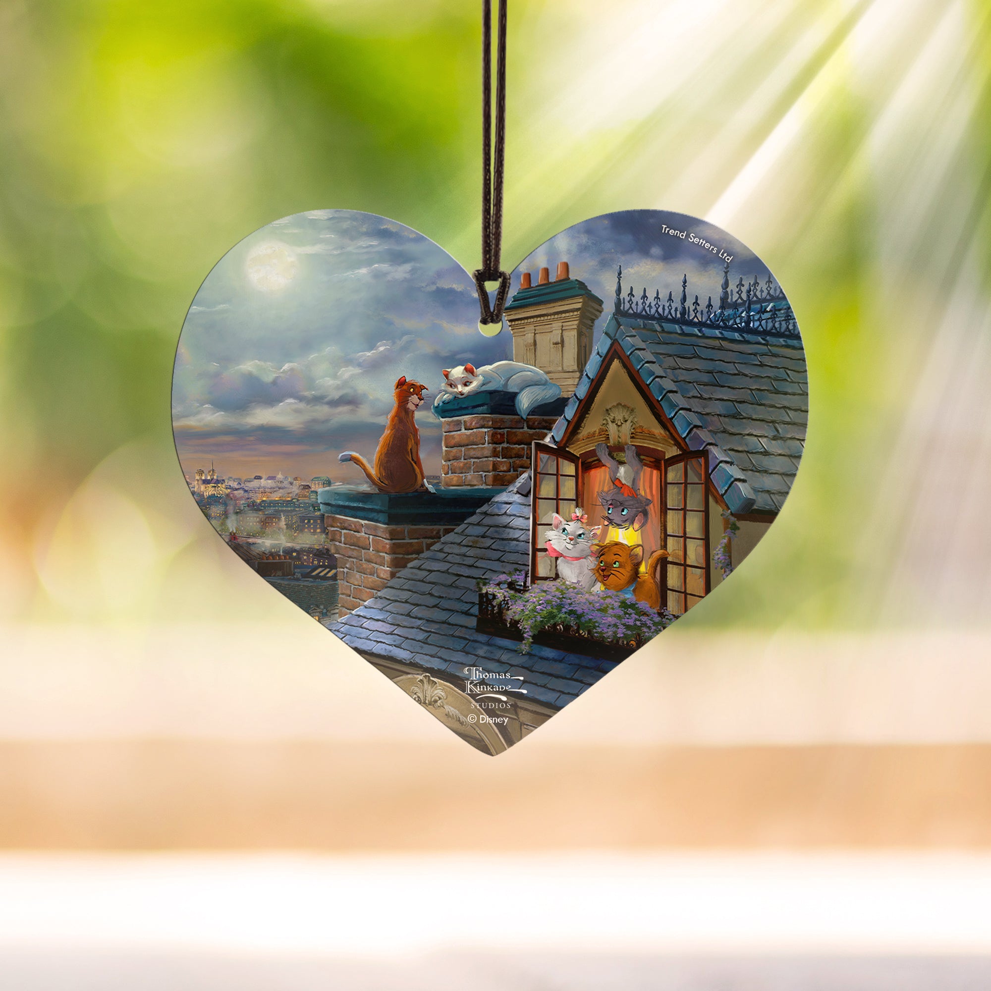 Disney (The Aristocats - Love Under the Moon) Hanging Acrylic Print ACPHEART648