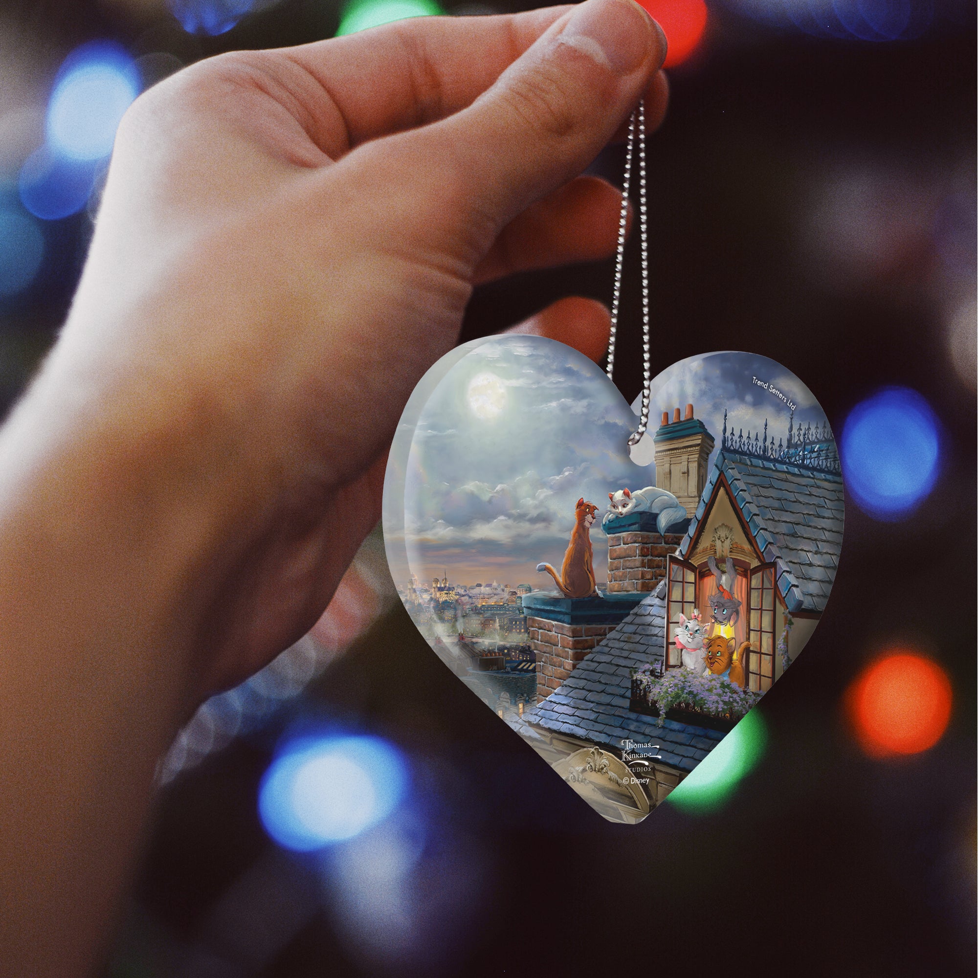 Disney (The Aristocats - Love Under the Moon) Hanging Acrylic Print ACPHEART648