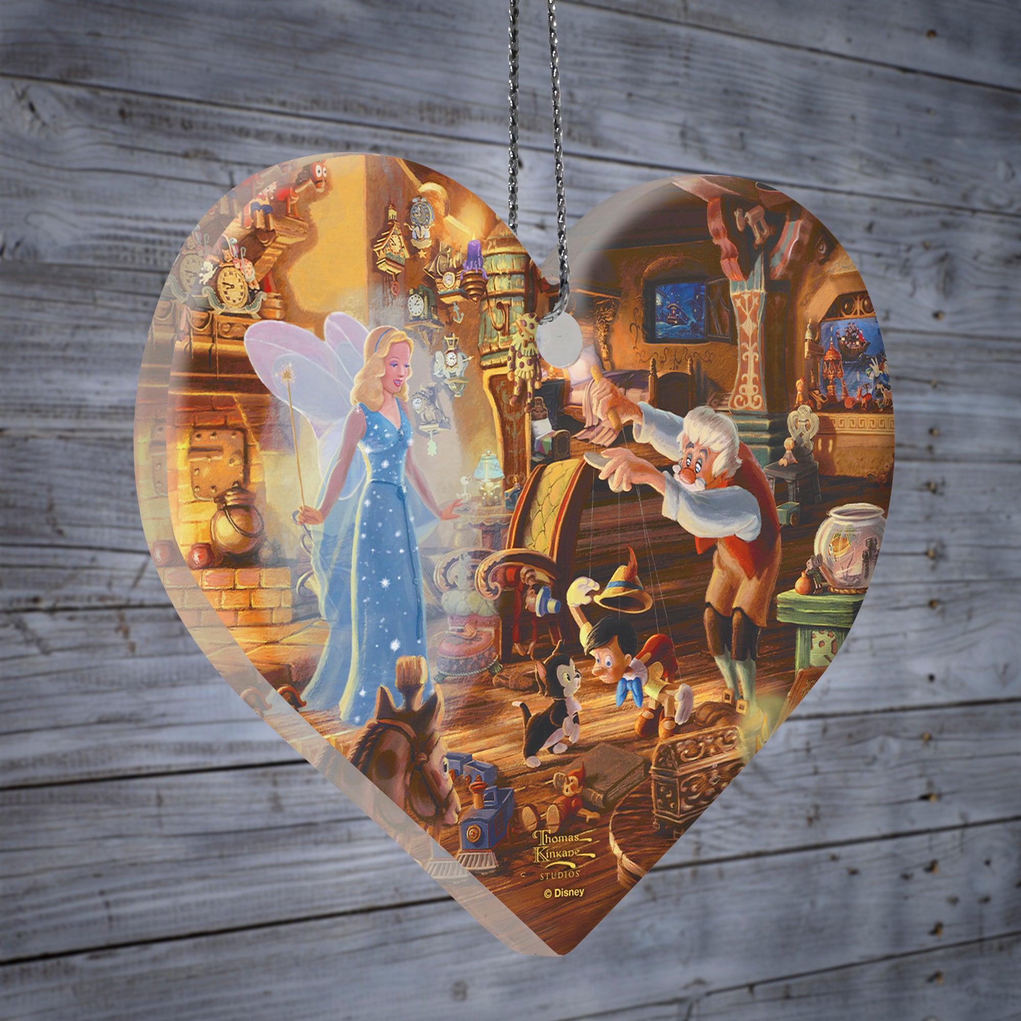 Disney (Geppettos Pinocchio) Hanging Acrylic Print ACPHEART747