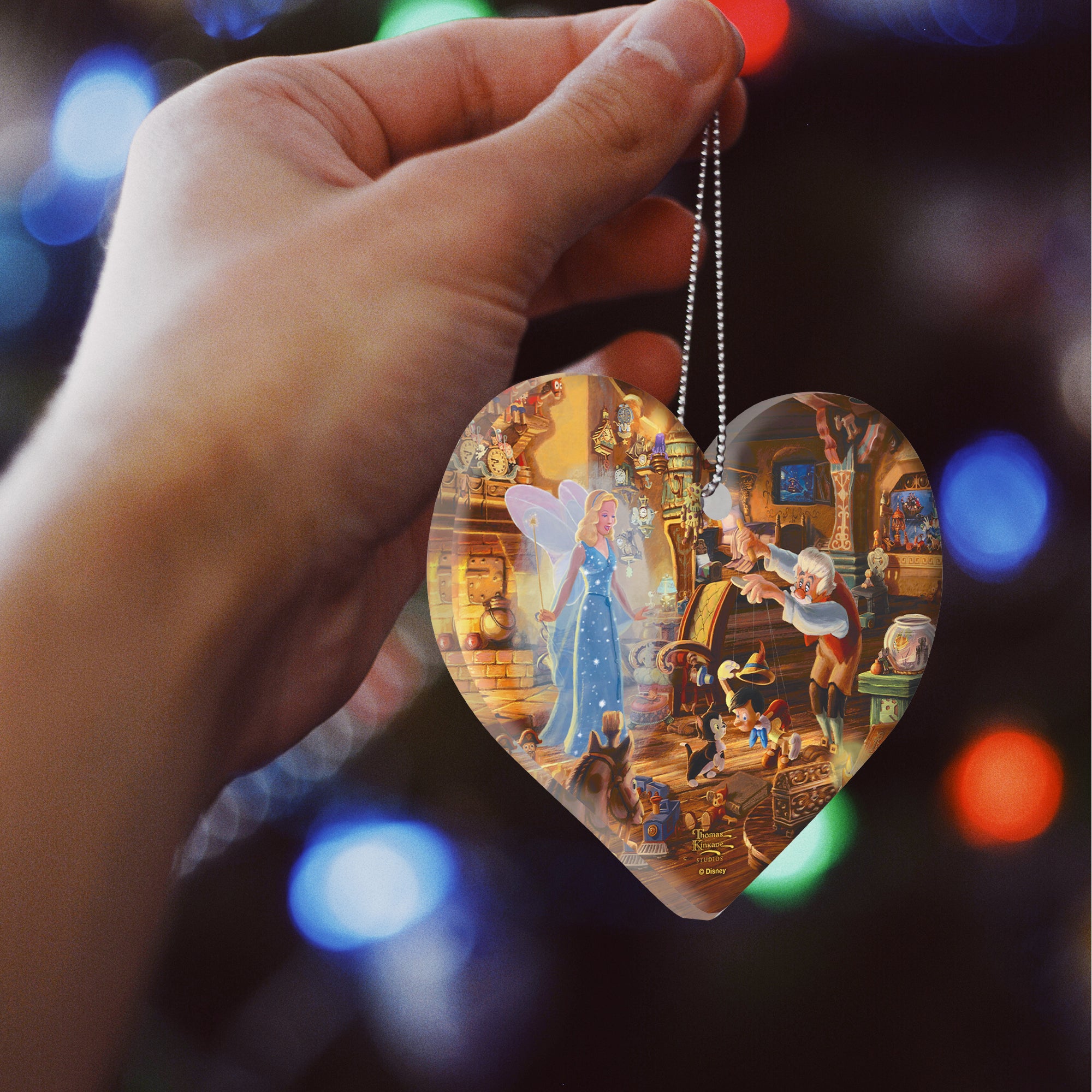 Disney (Geppettos Pinocchio) Hanging Acrylic Print ACPHEART747