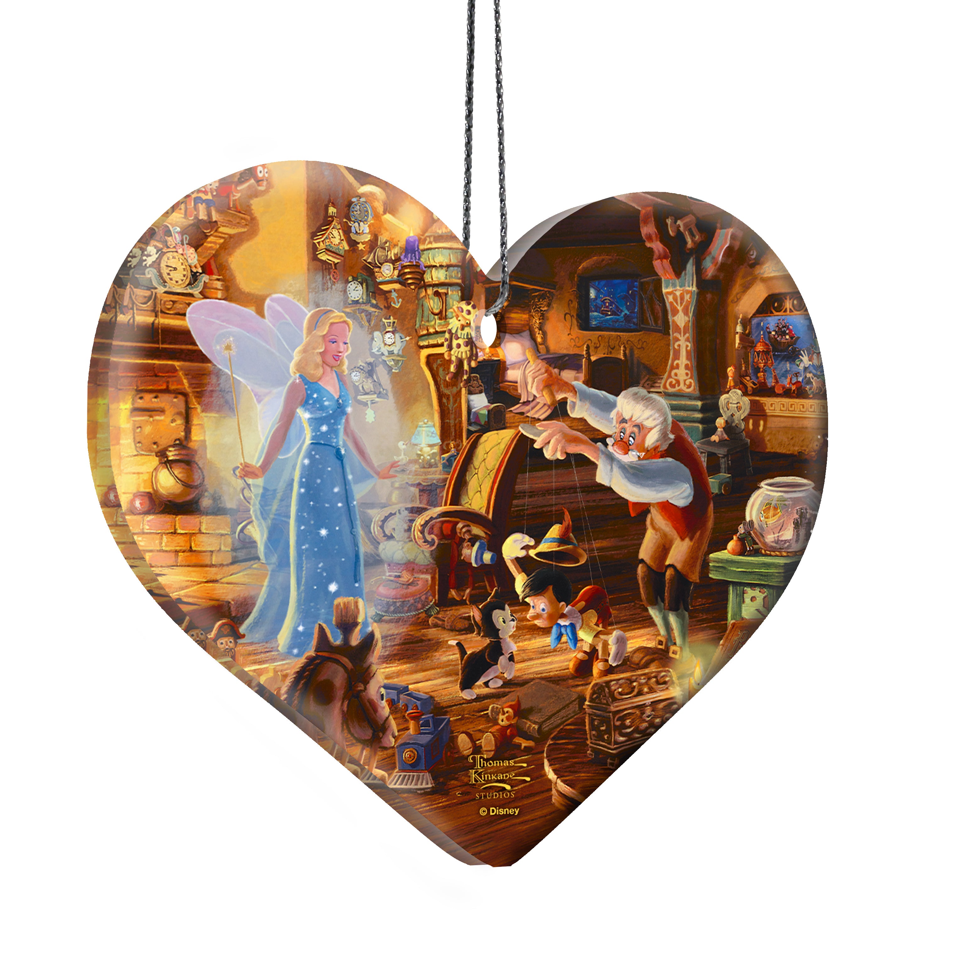 Disney (Geppettos Pinocchio) Hanging Acrylic Print ACPHEART747