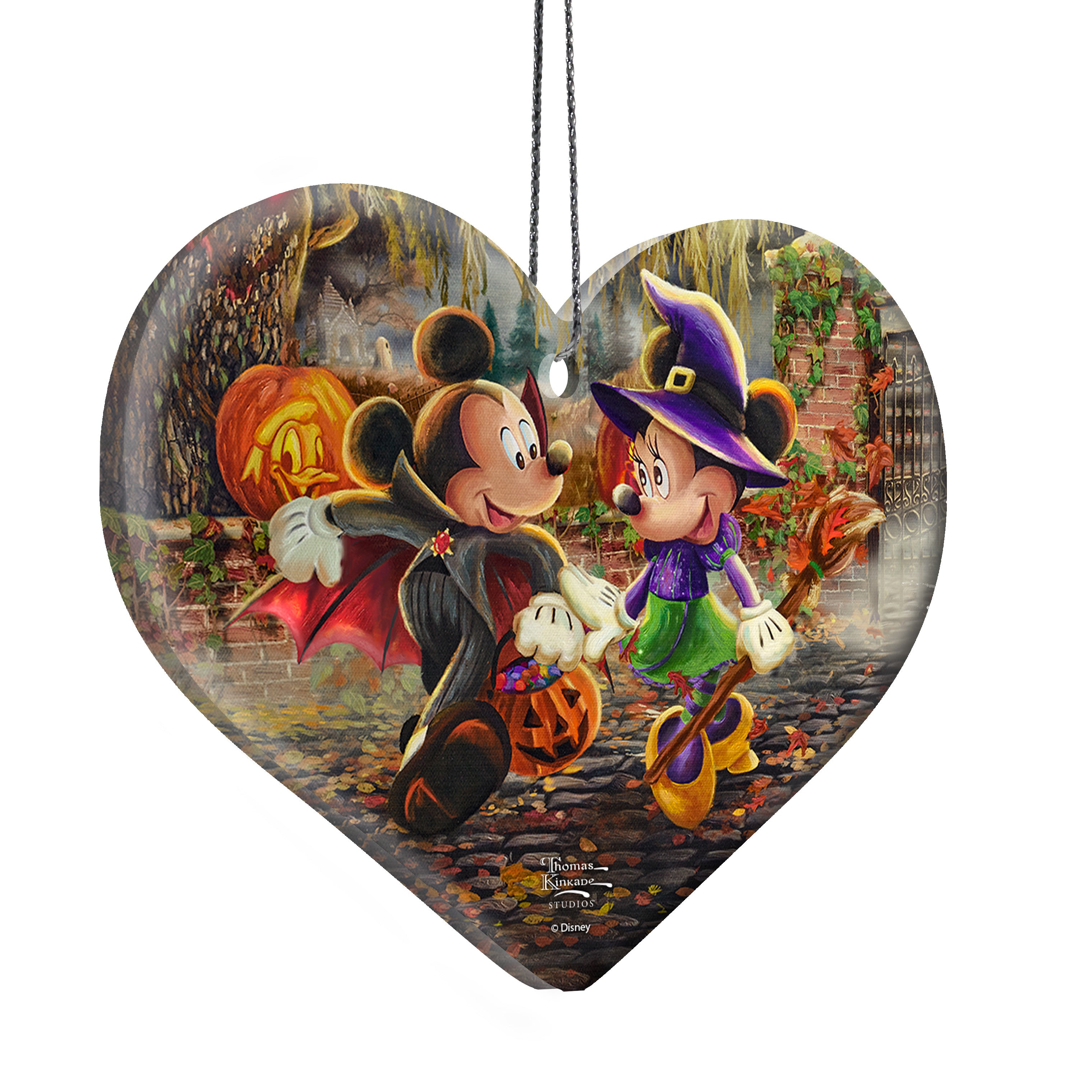 Disney (Mickey and Minnie Mouse - Halloween Fun) Hanging Acrylic Print ACPHEART760