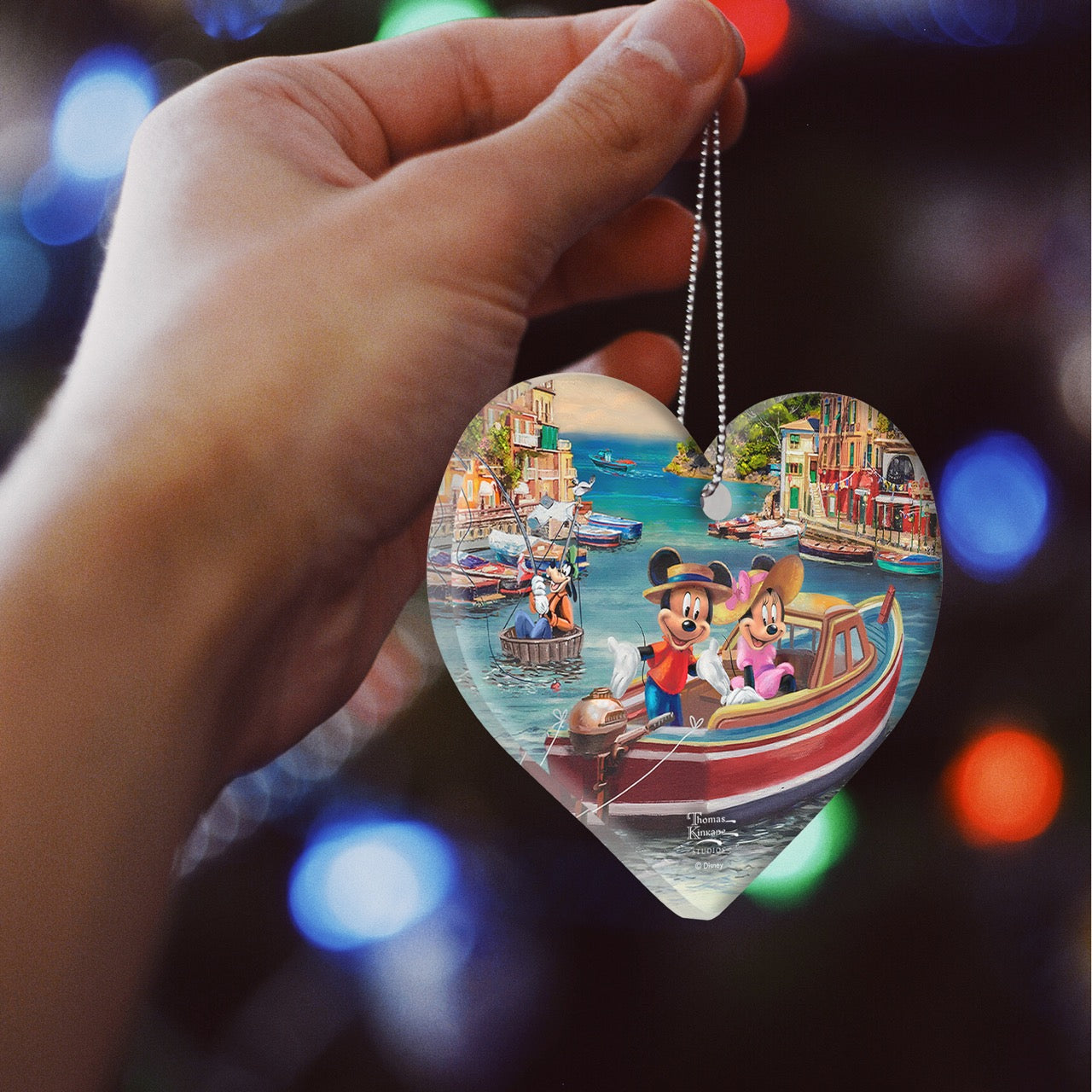 Disney (Mickey and Minnie in Italy) Hanging Acrylic Print ACPHEART827