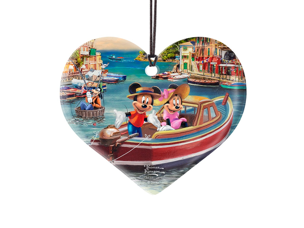 Disney (Mickey and Minnie in Italy) Hanging Acrylic Print ACPHEART827