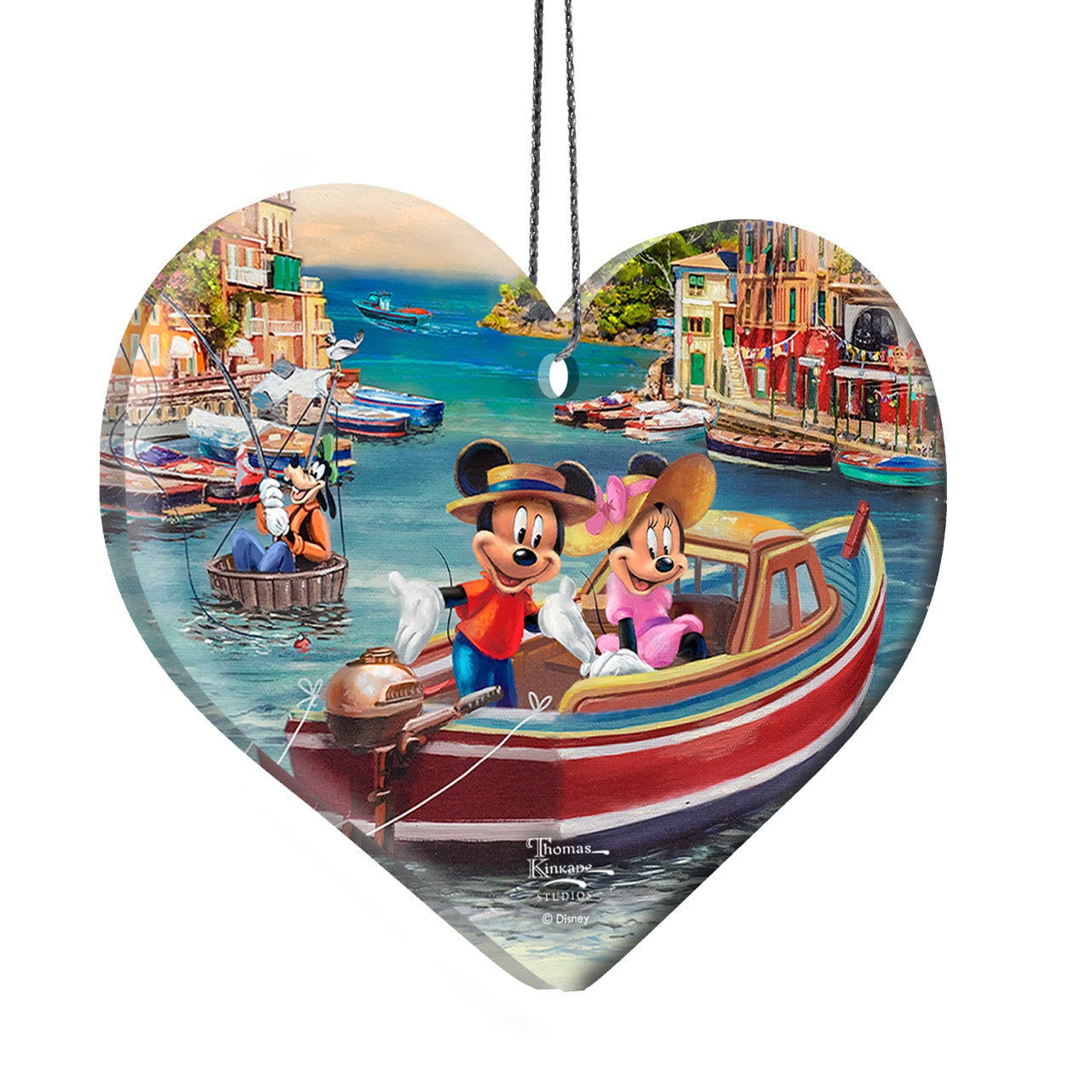Disney (Mickey and Minnie in Italy) Hanging Acrylic Print ACPHEART827
