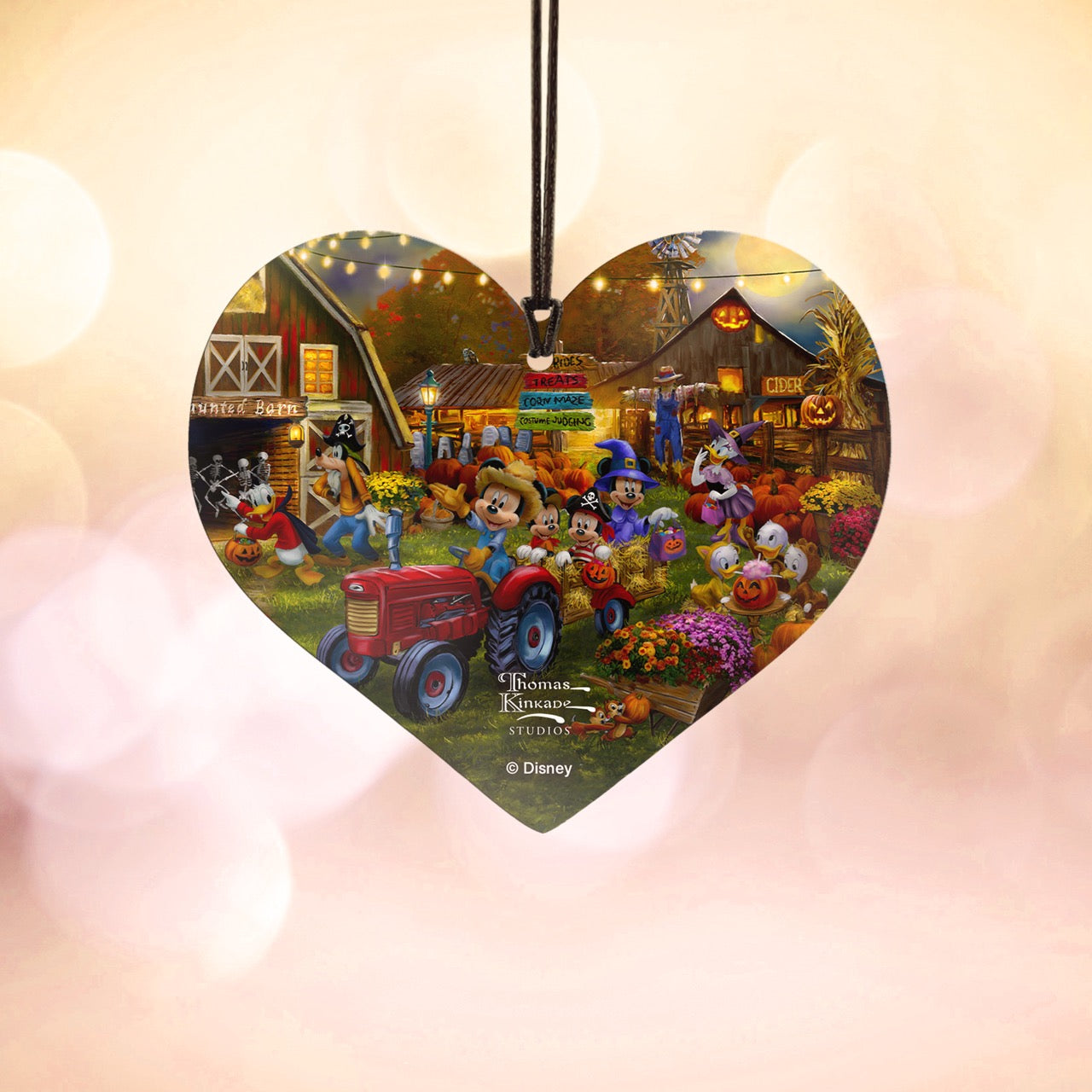 Disney (Mickey and Minnie Pumpkin Festival) Hanging Acrylic Print ACPHEART844