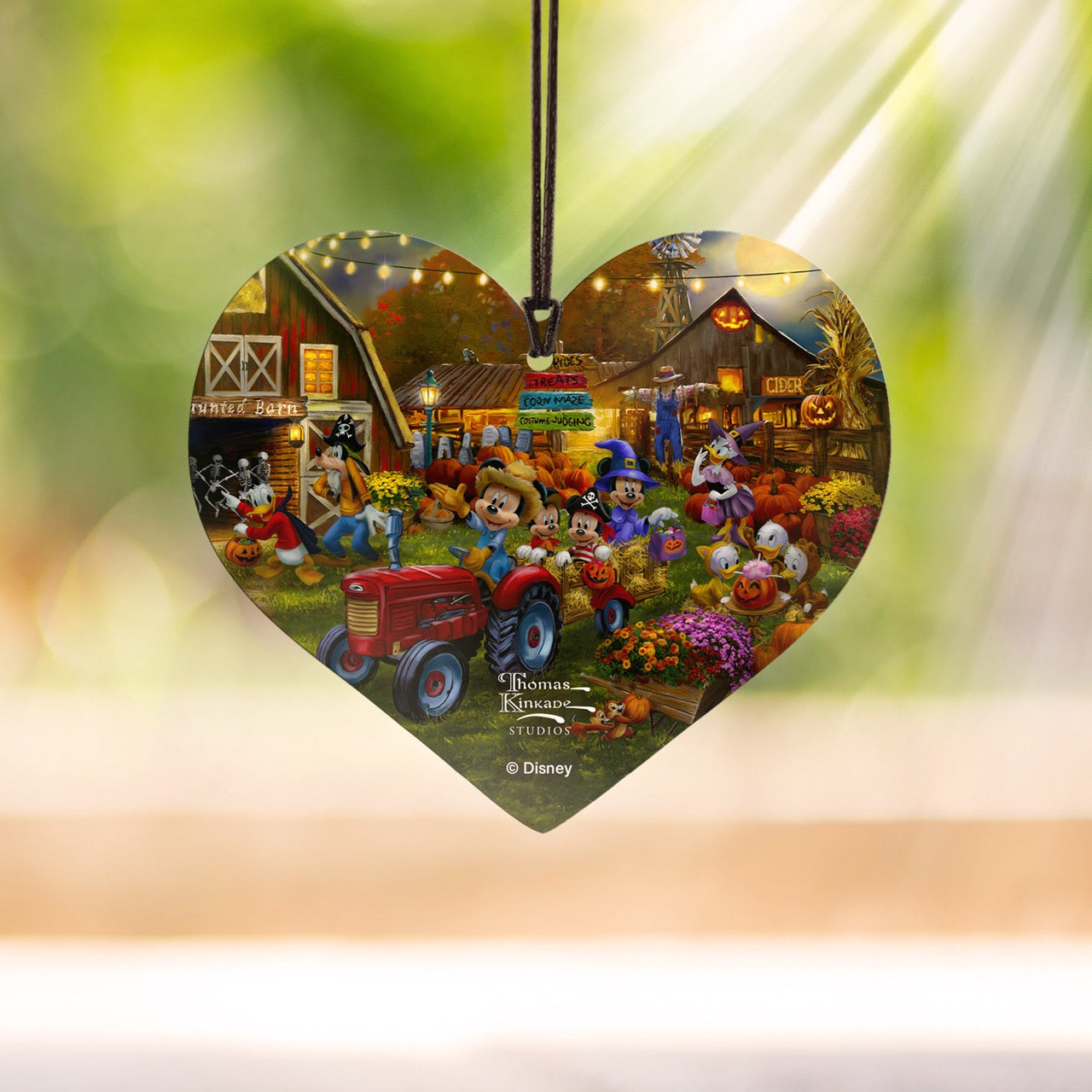 Disney (Mickey and Minnie Pumpkin Festival) Hanging Acrylic Print ACPHEART844