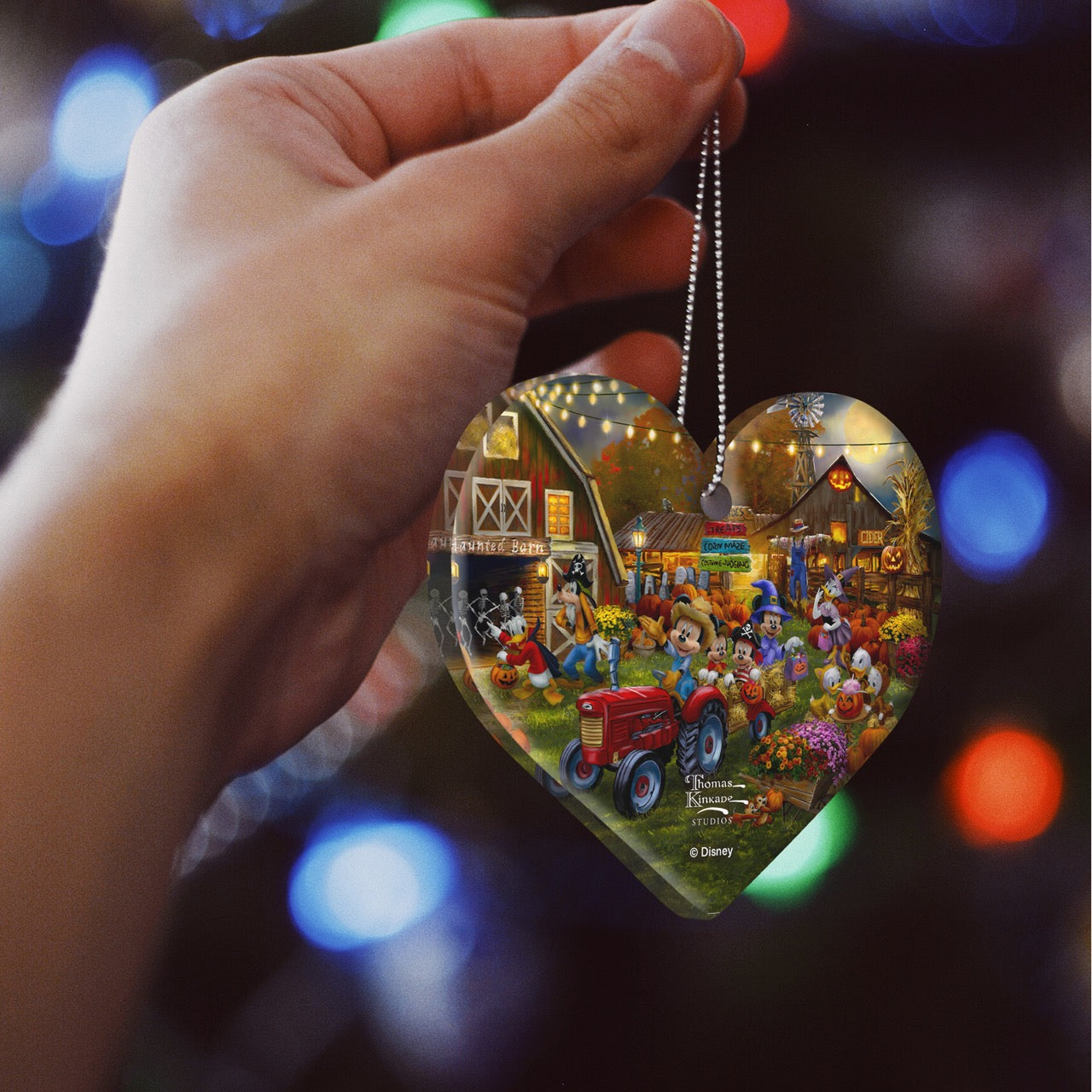 Disney (Mickey and Minnie Pumpkin Festival) Hanging Acrylic Print ACPHEART844