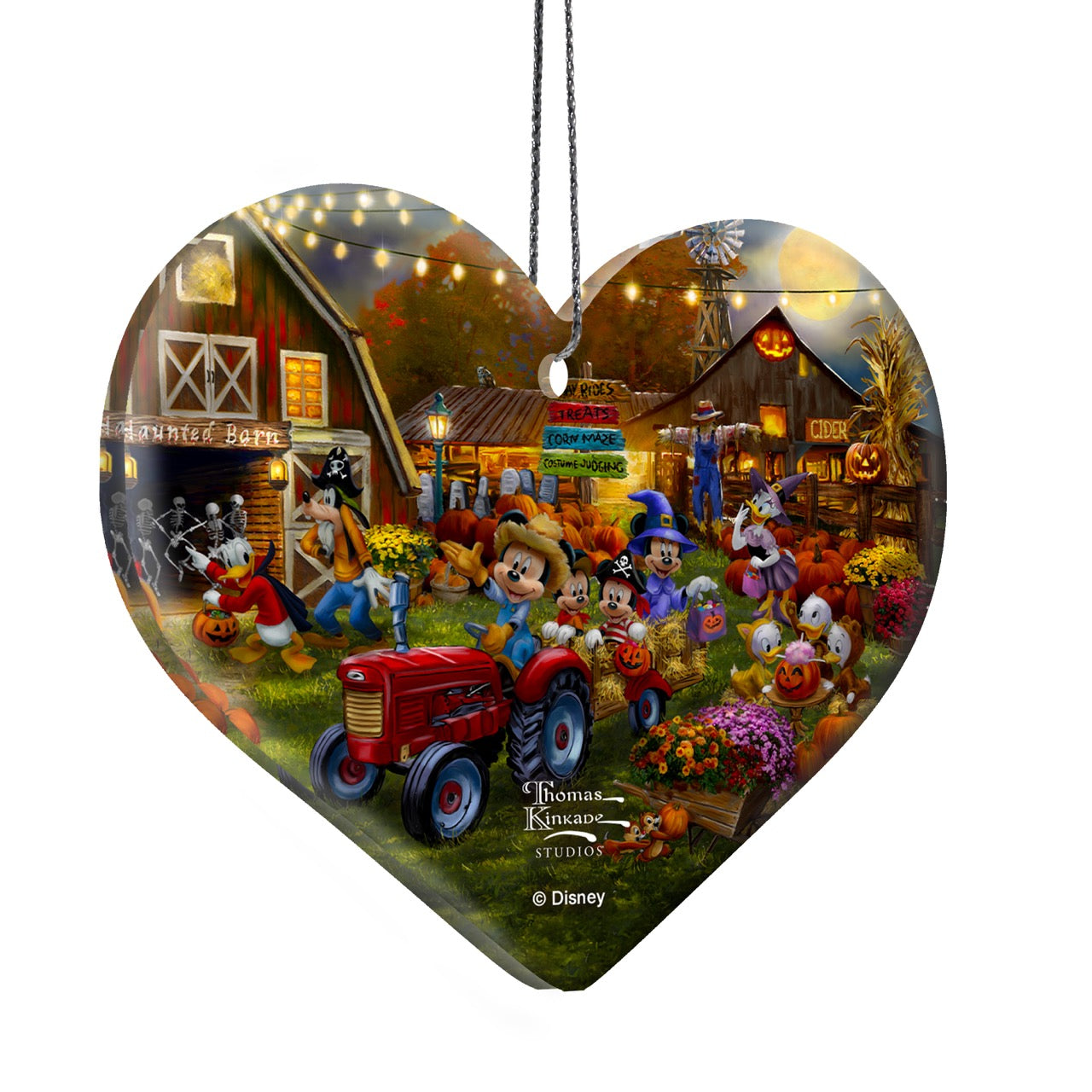 Disney (Mickey and Minnie Pumpkin Festival) Hanging Acrylic Print ACPHEART844