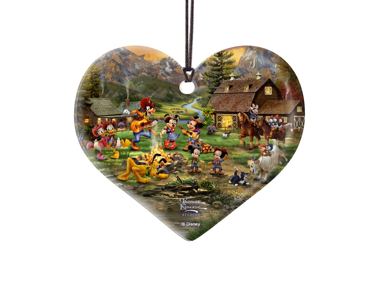 Disney (Mickey and Minnie Rocky Mountain Round-Up) Hanging Acrylic Print ACPHEART884