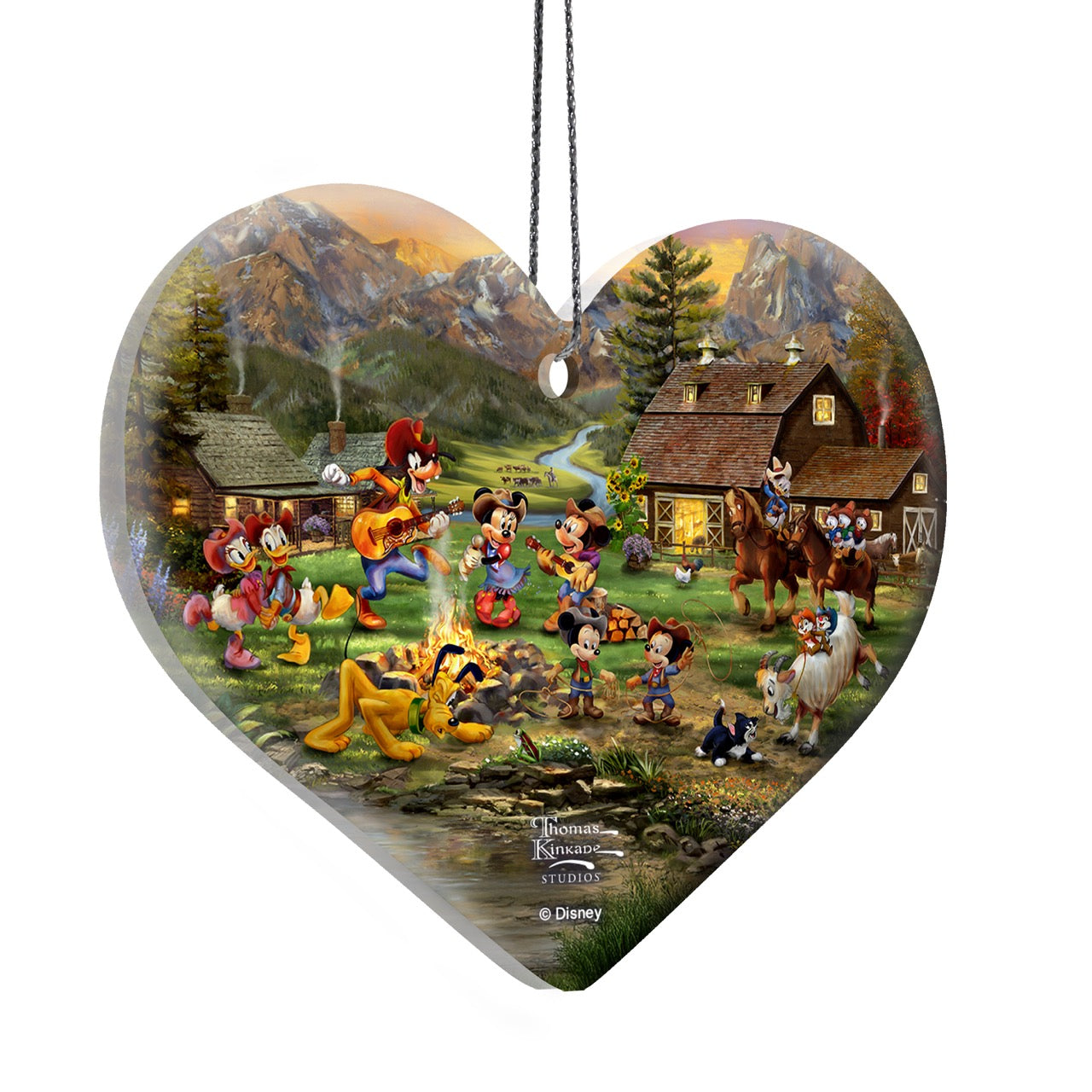 Disney (Mickey and Minnie Rocky Mountain Round-Up) Hanging Acrylic Print ACPHEART884