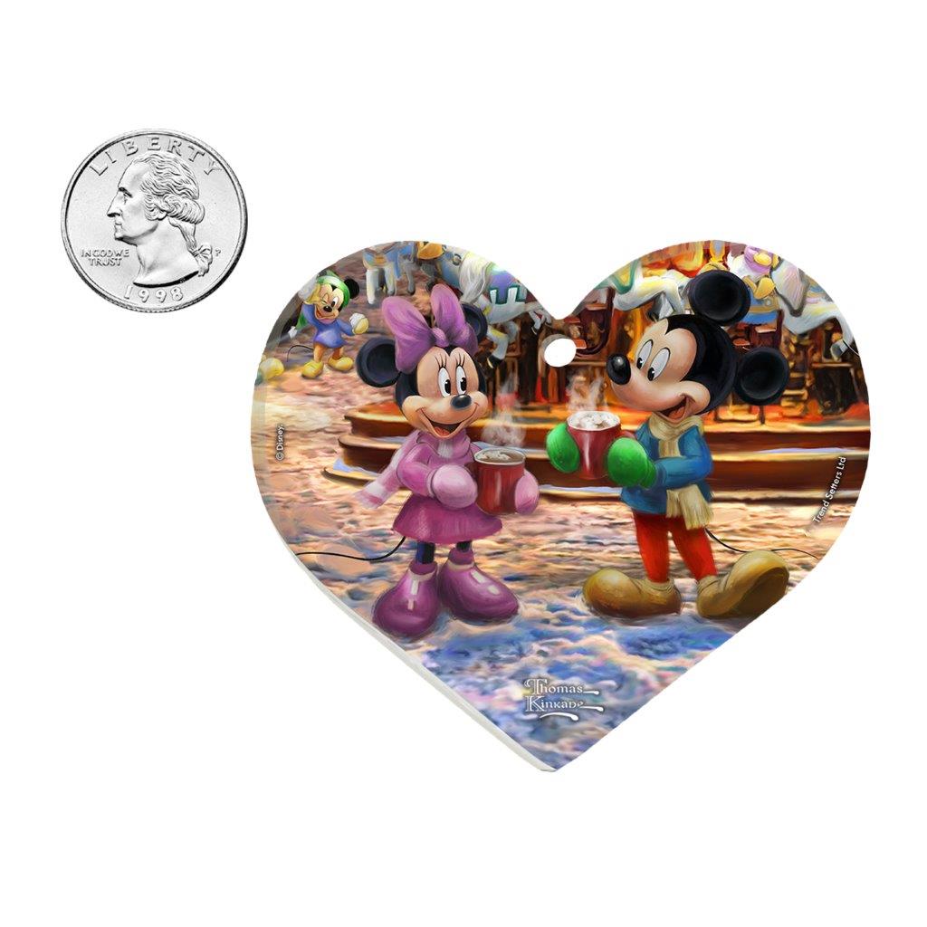 Disney (Mickey and Minnie Christmas Market) Hanging Acrylic Print ACPHEART895