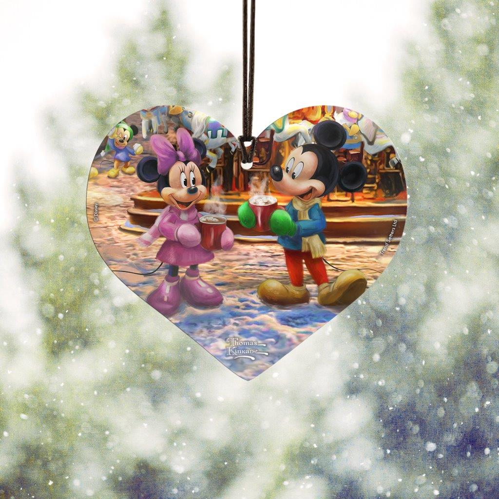 Disney (Mickey and Minnie Christmas Market) Hanging Acrylic Print ACPHEART895
