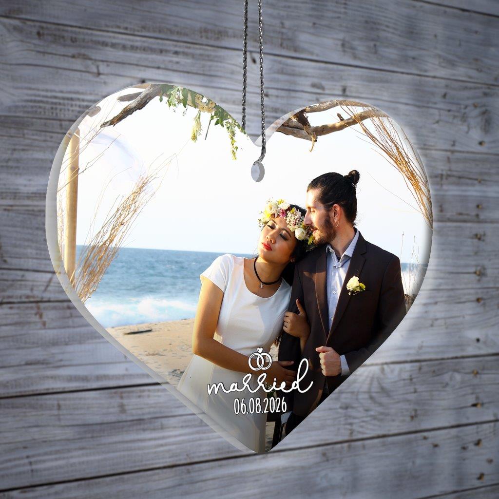 Trend Setters Original (Married) Personalized Hanging Acrylic Print ACPHEARTU899