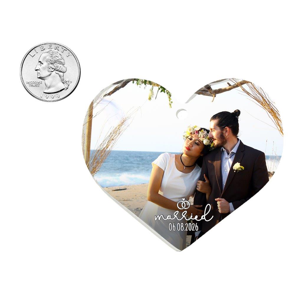 Trend Setters Original (Married) Personalized Hanging Acrylic Print ACPHEARTU899