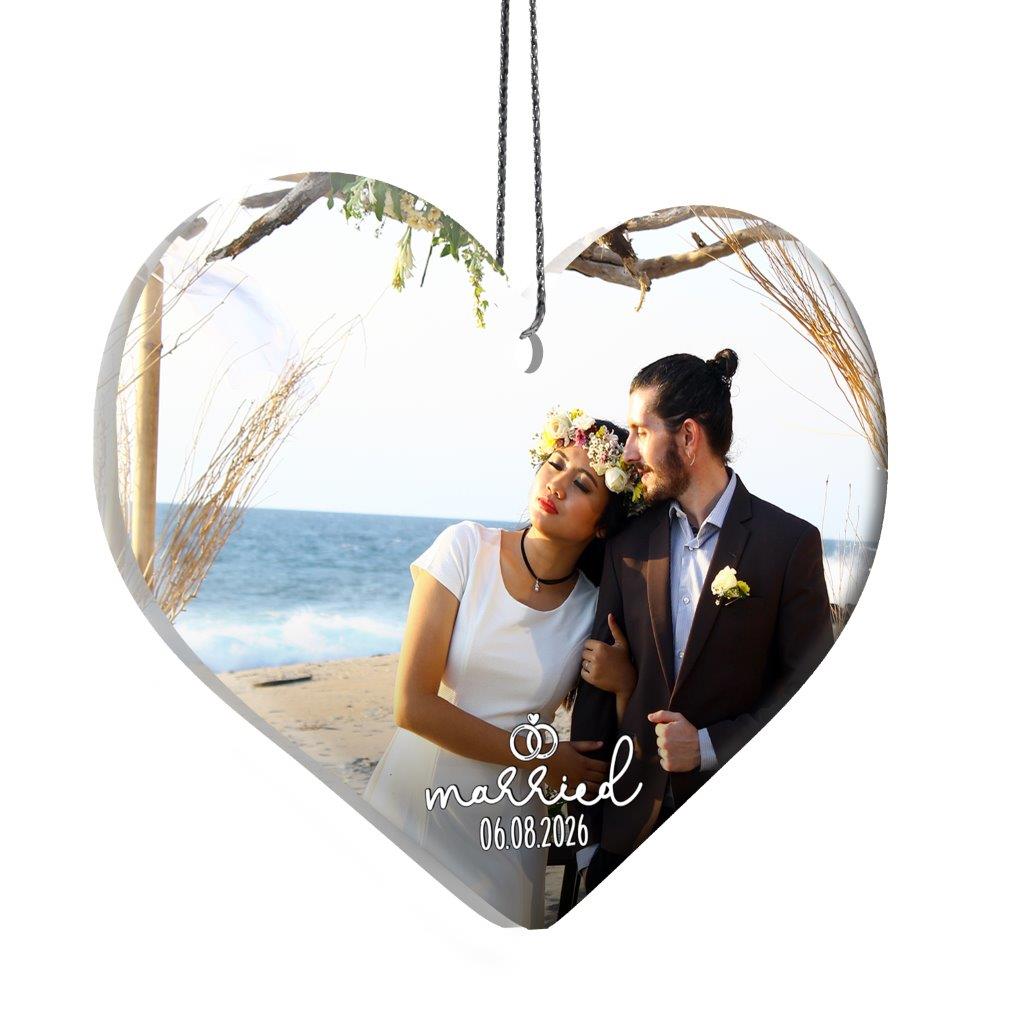 Trend Setters Original (Married) Personalized Hanging Acrylic Print ACPHEARTU899