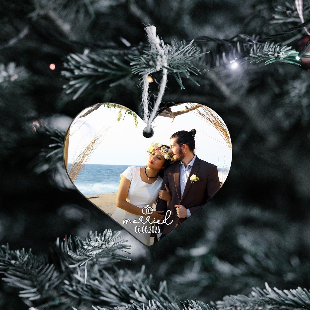 Trend Setters Original (Married) Personalized Hanging Acrylic Print ACPHEARTU899