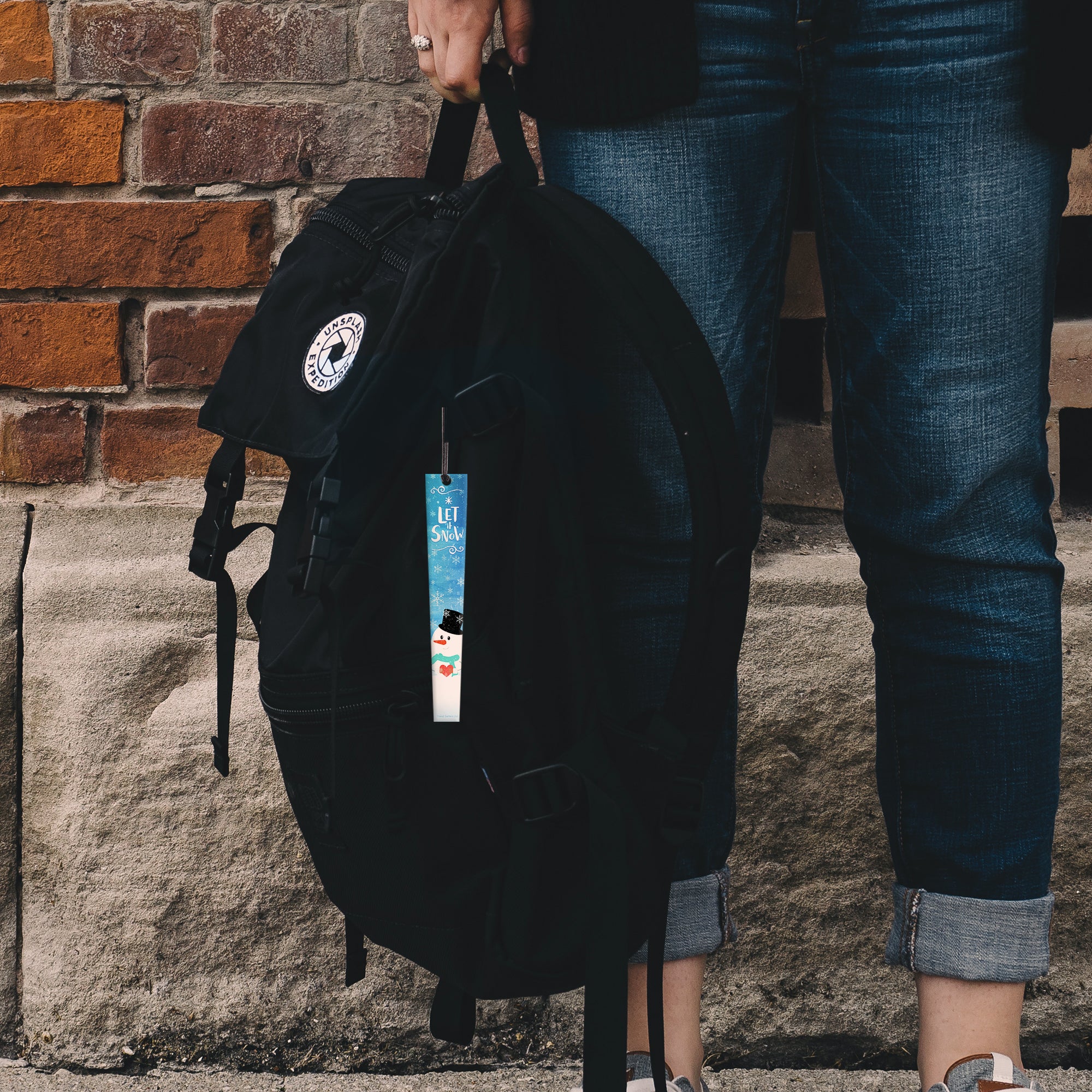 Winter (Let It Snow - Snowman) Hanging Acrylic Print ACPICICLE264