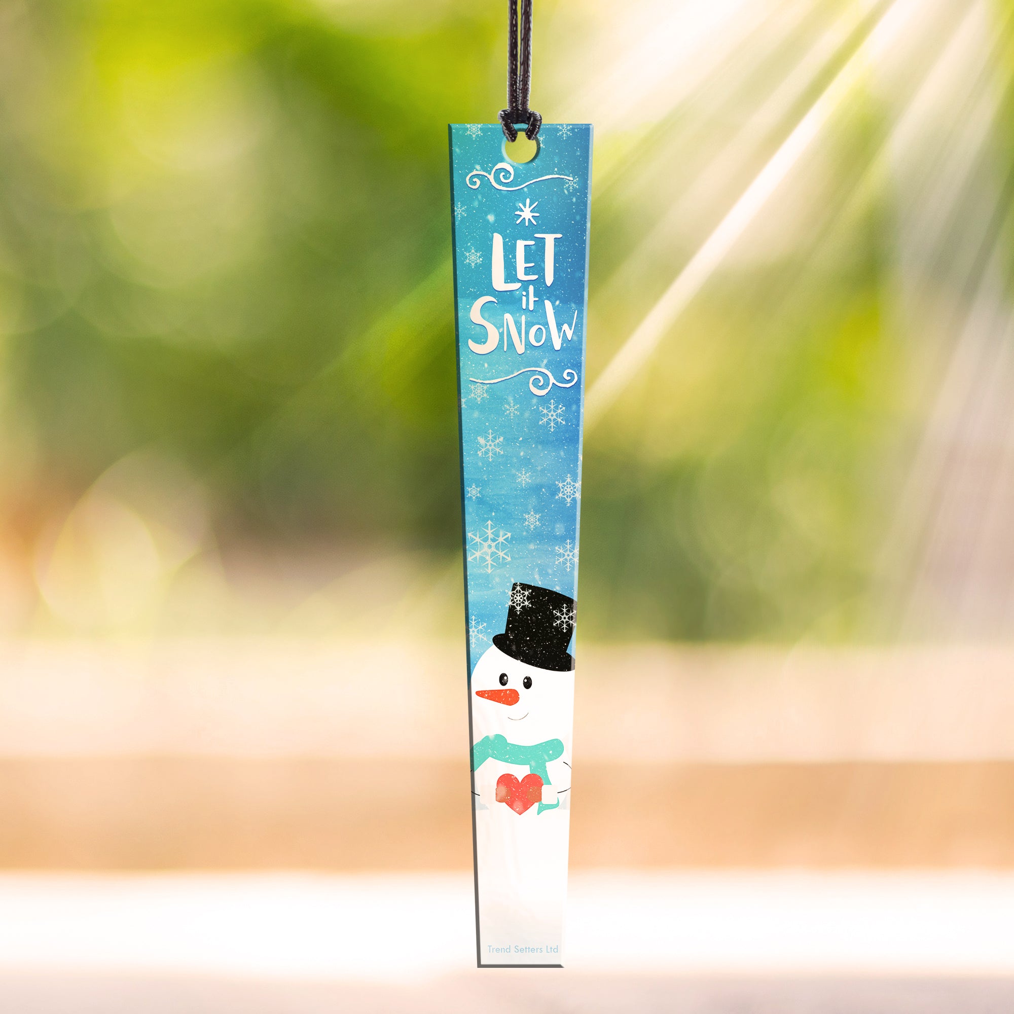 Winter (Let It Snow - Snowman) Hanging Acrylic Print ACPICICLE264