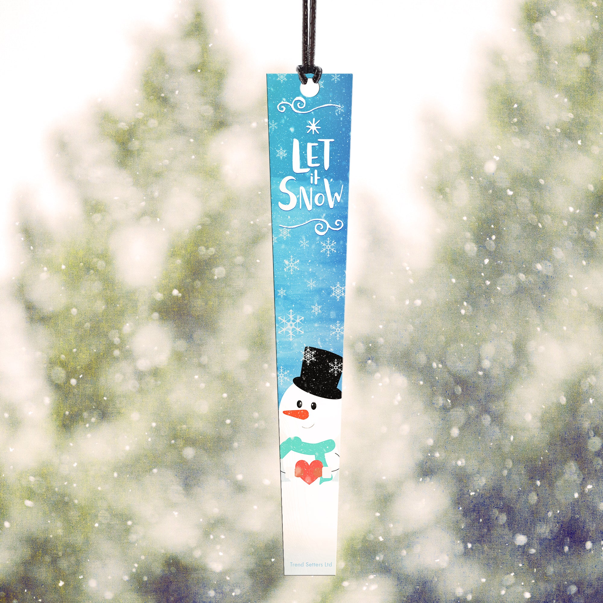 Winter (Let It Snow - Snowman) Hanging Acrylic Print ACPICICLE264