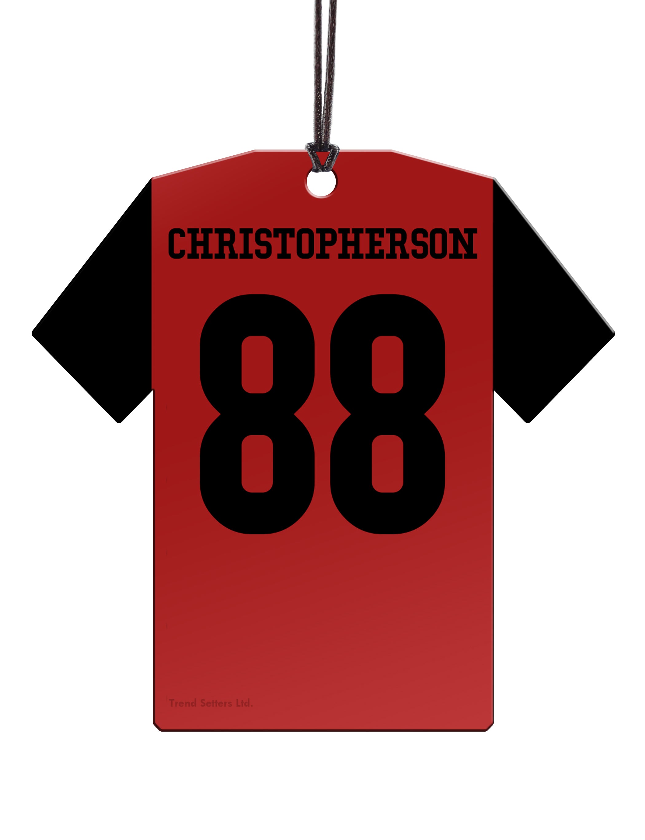 Sports Collection (Team Jersey) Personalized Shaped Hanging Acrylic Print ACPJERSEY556