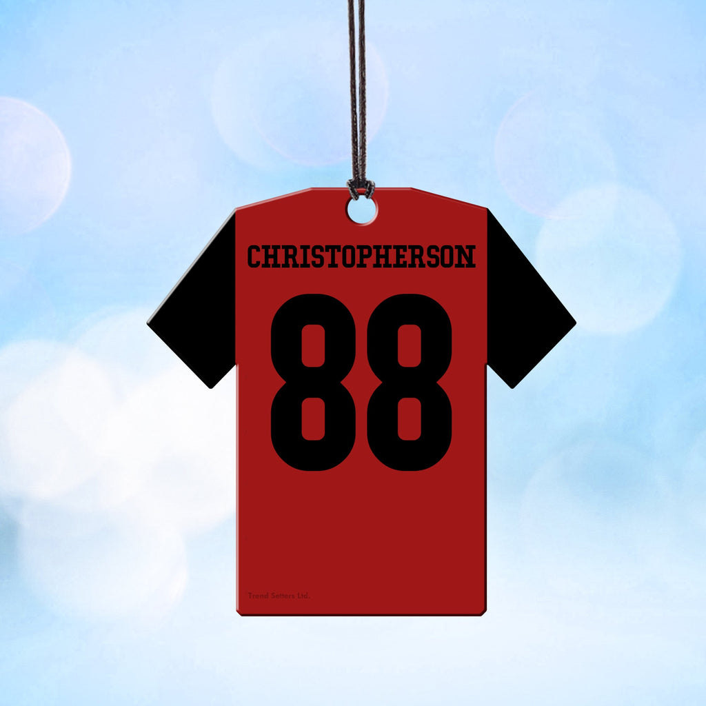 Sports Collection (Team Jersey - Personalized) Shaped Hanging Acrylic Print ACPJERSEY556