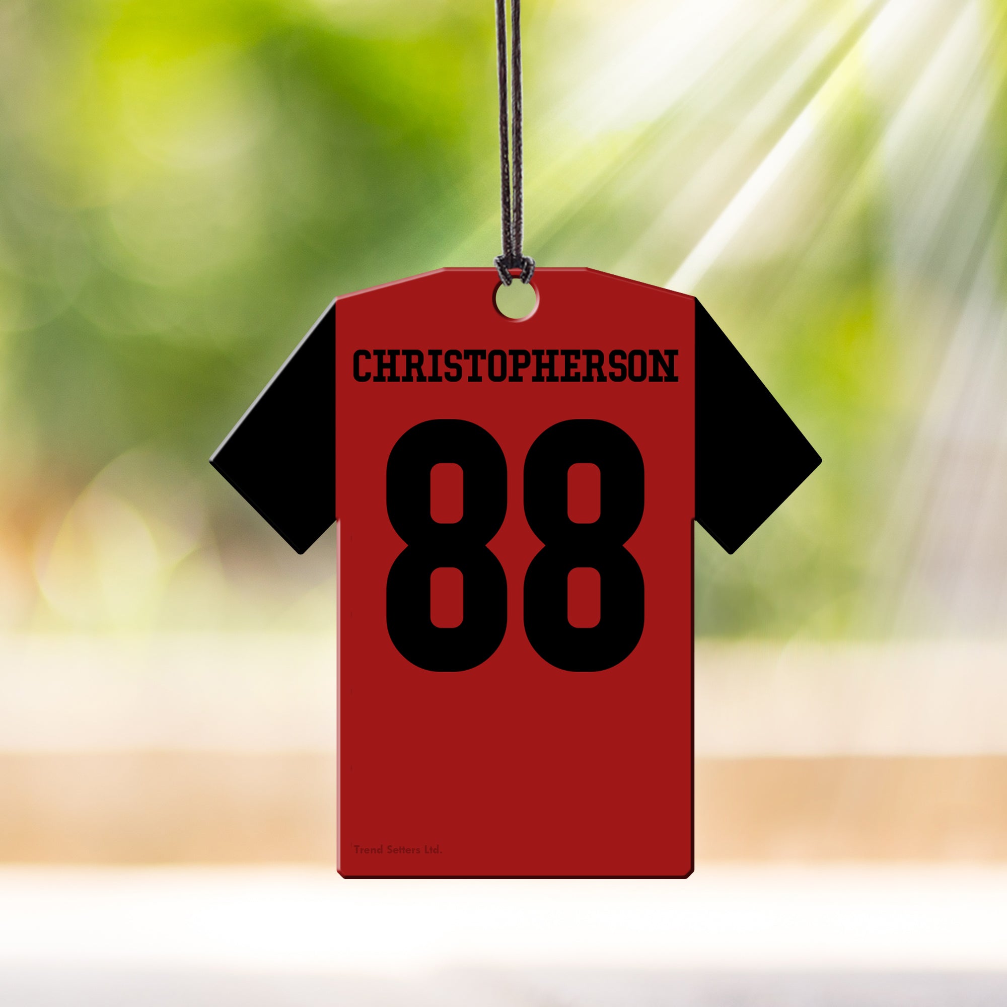 Sports Collection (Team Jersey) Personalized Shaped Hanging Acrylic Print ACPJERSEY556