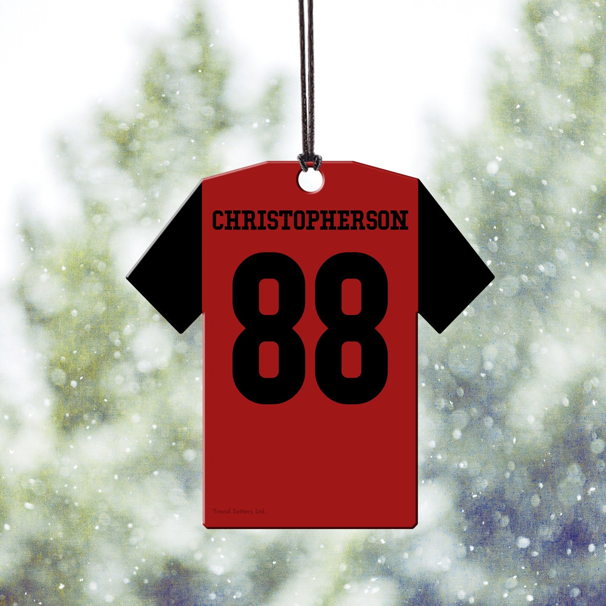 Sports Collection (Team Jersey) Personalized Shaped Hanging Acrylic Print ACPJERSEY556