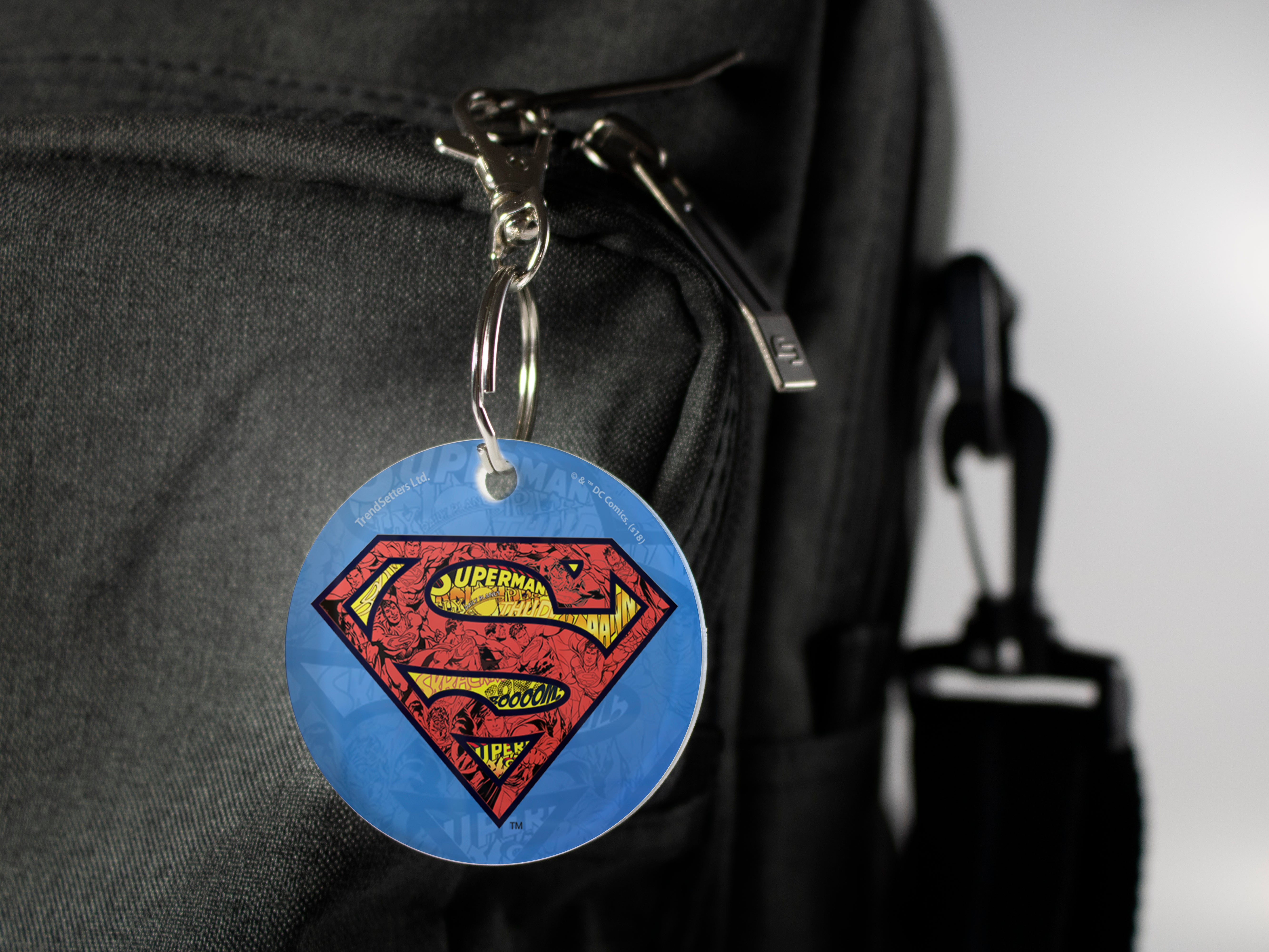 DC Comics (Superman - Graphic Shield) Acrylic Keychain ACPKRCIR400