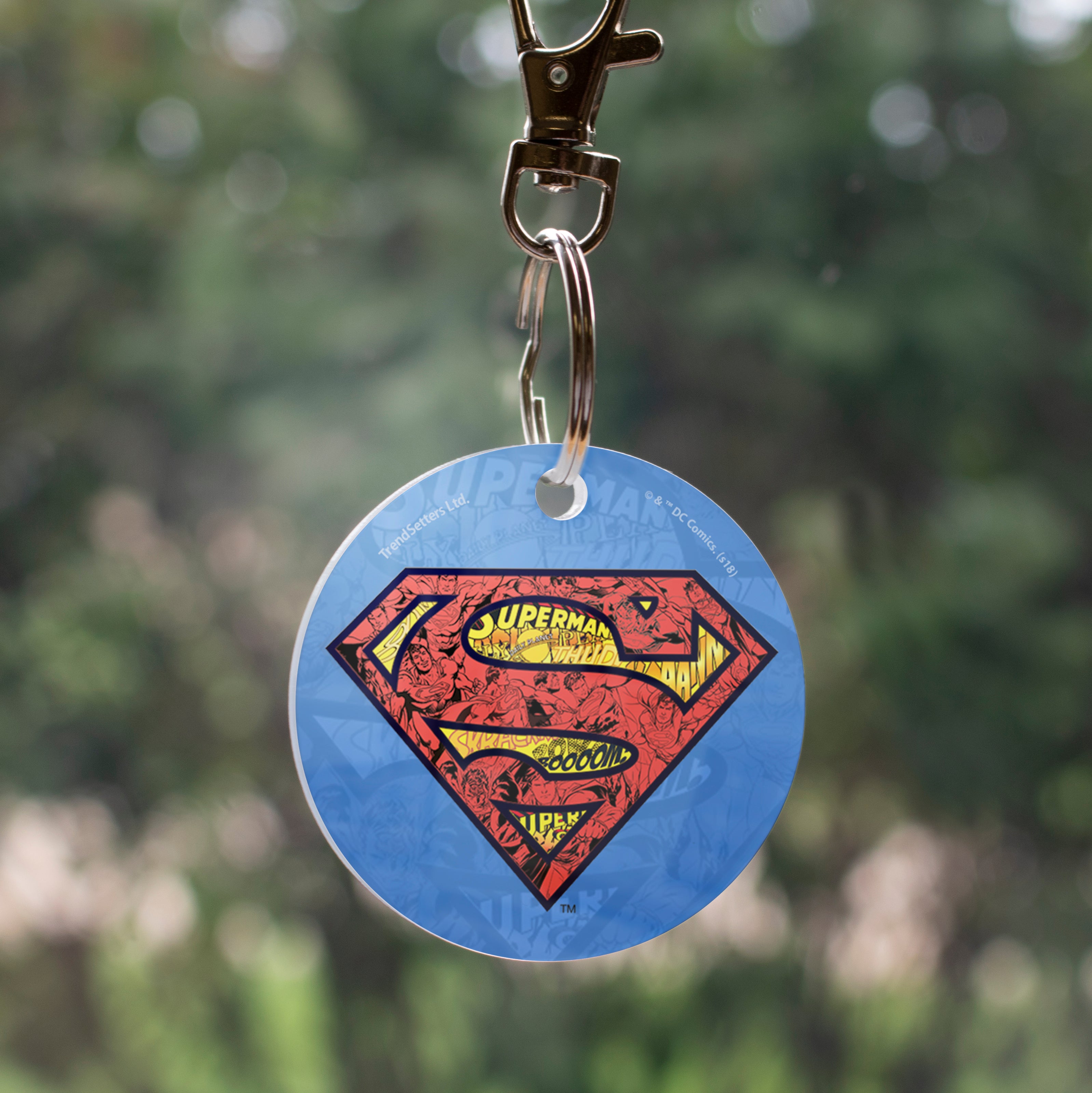 DC Comics (Superman - Graphic Shield) Acrylic Keychain ACPKRCIR400