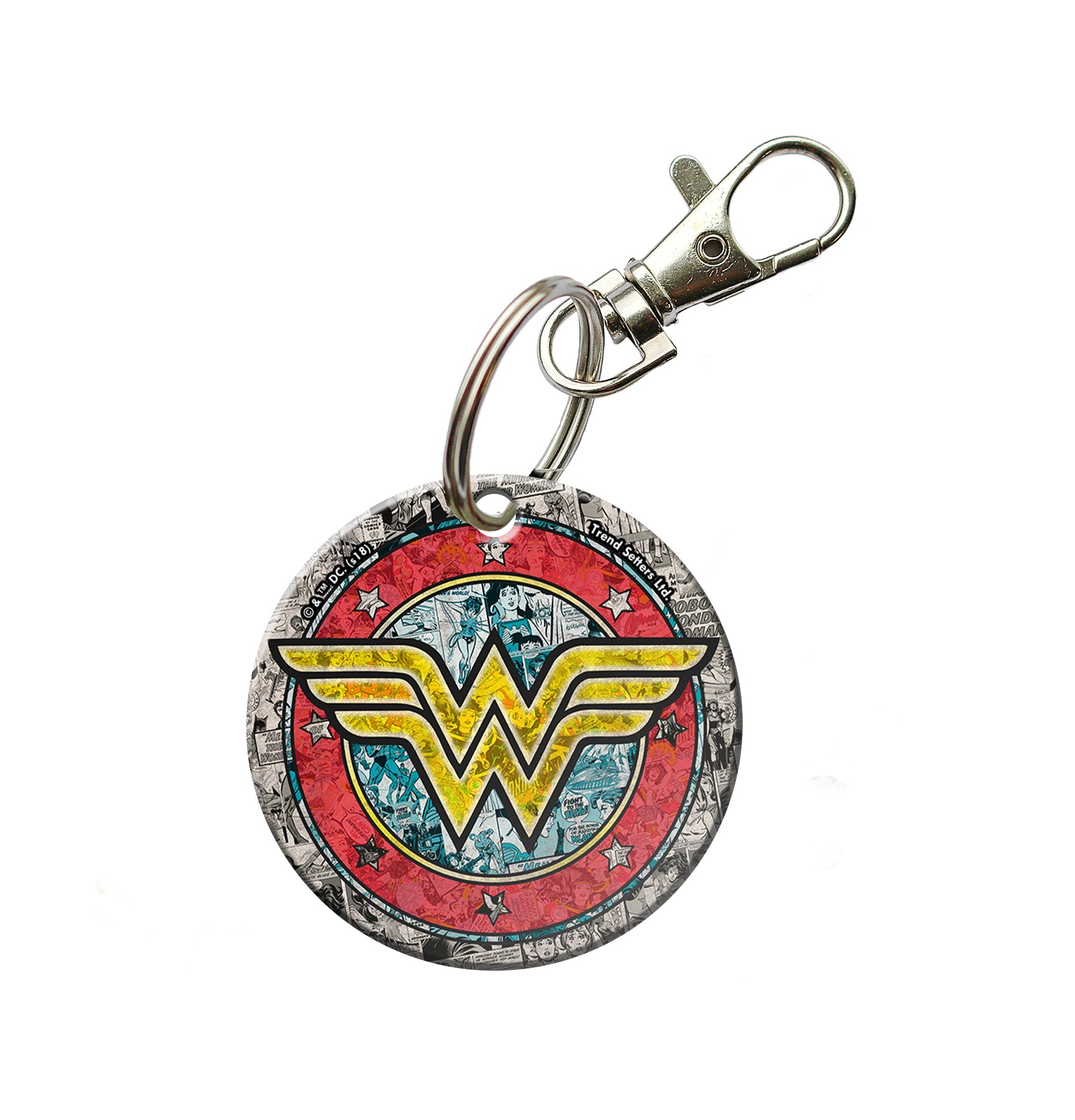 DC Comics (Wonder Woman - Logo Shield) Acrylic Keychain ACPKRCIR401