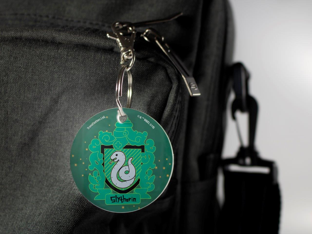 Harry Potter (Chibi Slytherin Crest) Circle Shaped Acrylic Keychain ACPKRCIR419