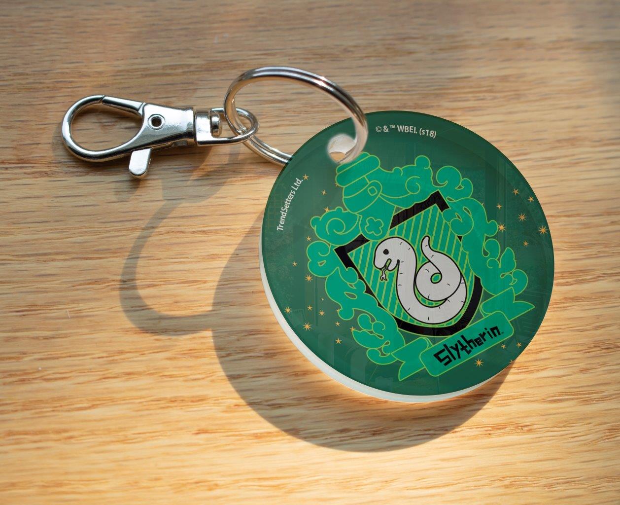 Harry Potter (Chibi Slytherin Crest) Circle Shaped Acrylic Keychain ACPKRCIR419