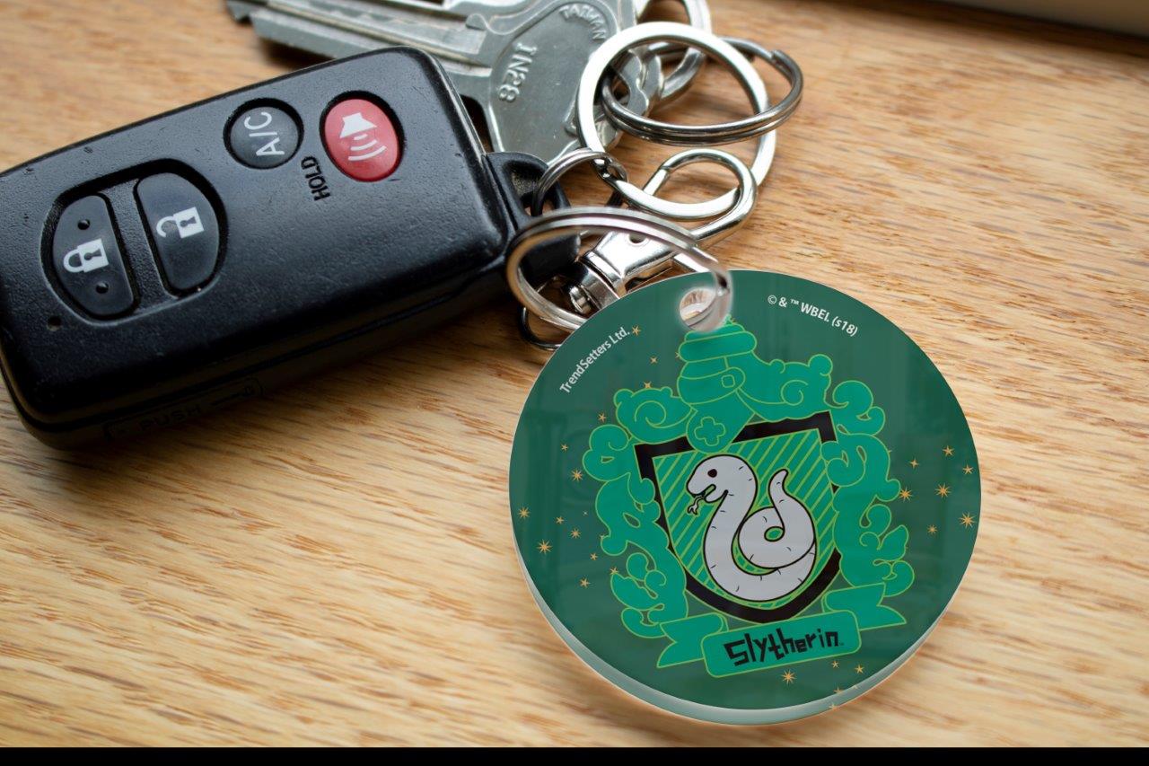 Harry Potter (Chibi Slytherin Crest) Circle Shaped Acrylic Keychain ACPKRCIR419