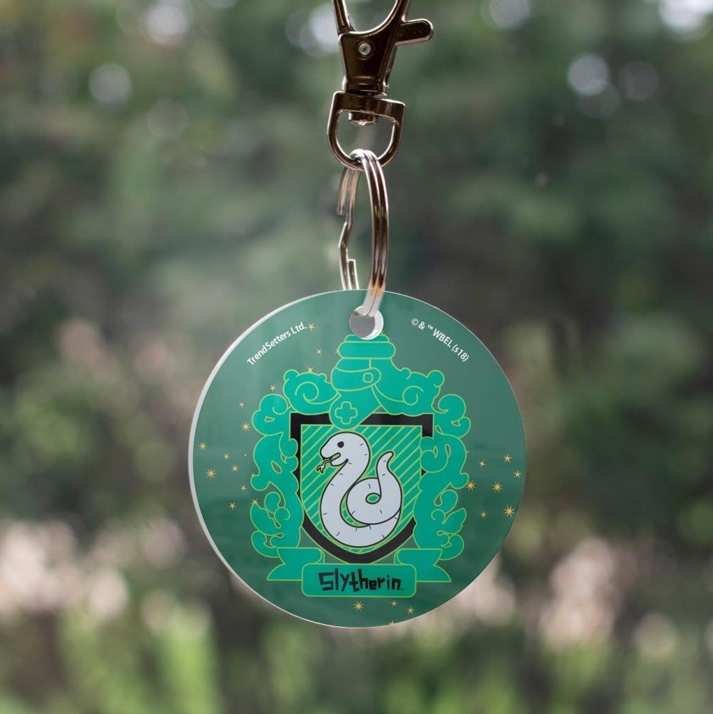 Harry Potter (Chibi Slytherin Crest) Circle Shaped Acrylic Keychain ACPKRCIR419