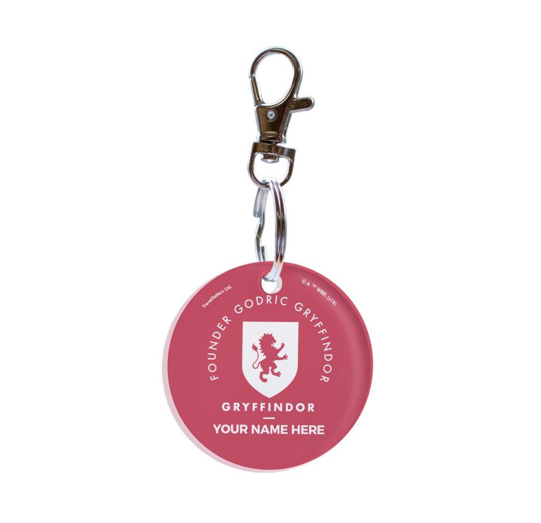Harry Potter (Gryffindor House - Personalized) Circle Shaped Acrylic Keychain ACPKRCIR424
