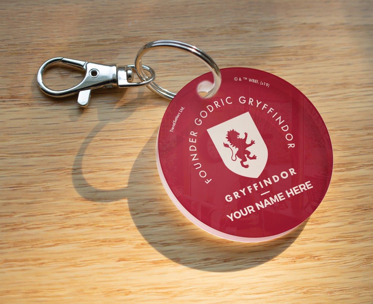 Harry Potter (Gryffindor House - Personalized) Circle Shaped Acrylic Keychain ACPKRCIR424