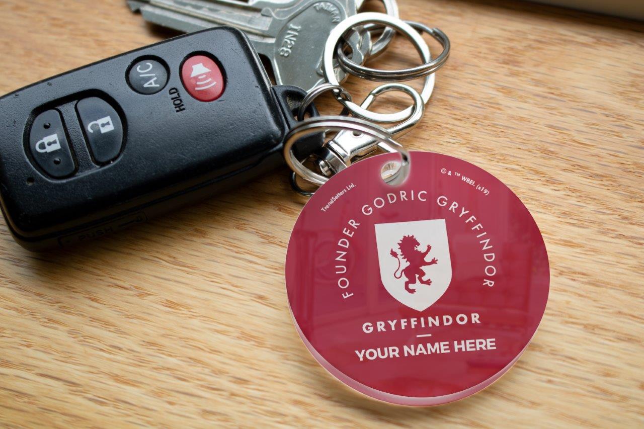 Harry Potter (Gryffindor House - Personalized) Circle Shaped Acrylic Keychain ACPKRCIR424