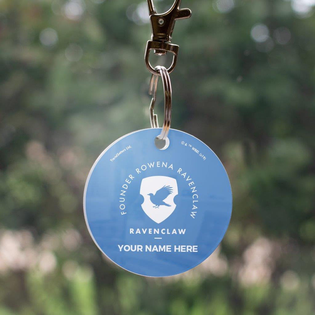 Harry Potter (Ravenclaw House - Personalized) Circle Shaped Acrylic Keychain ACPKRCIR426