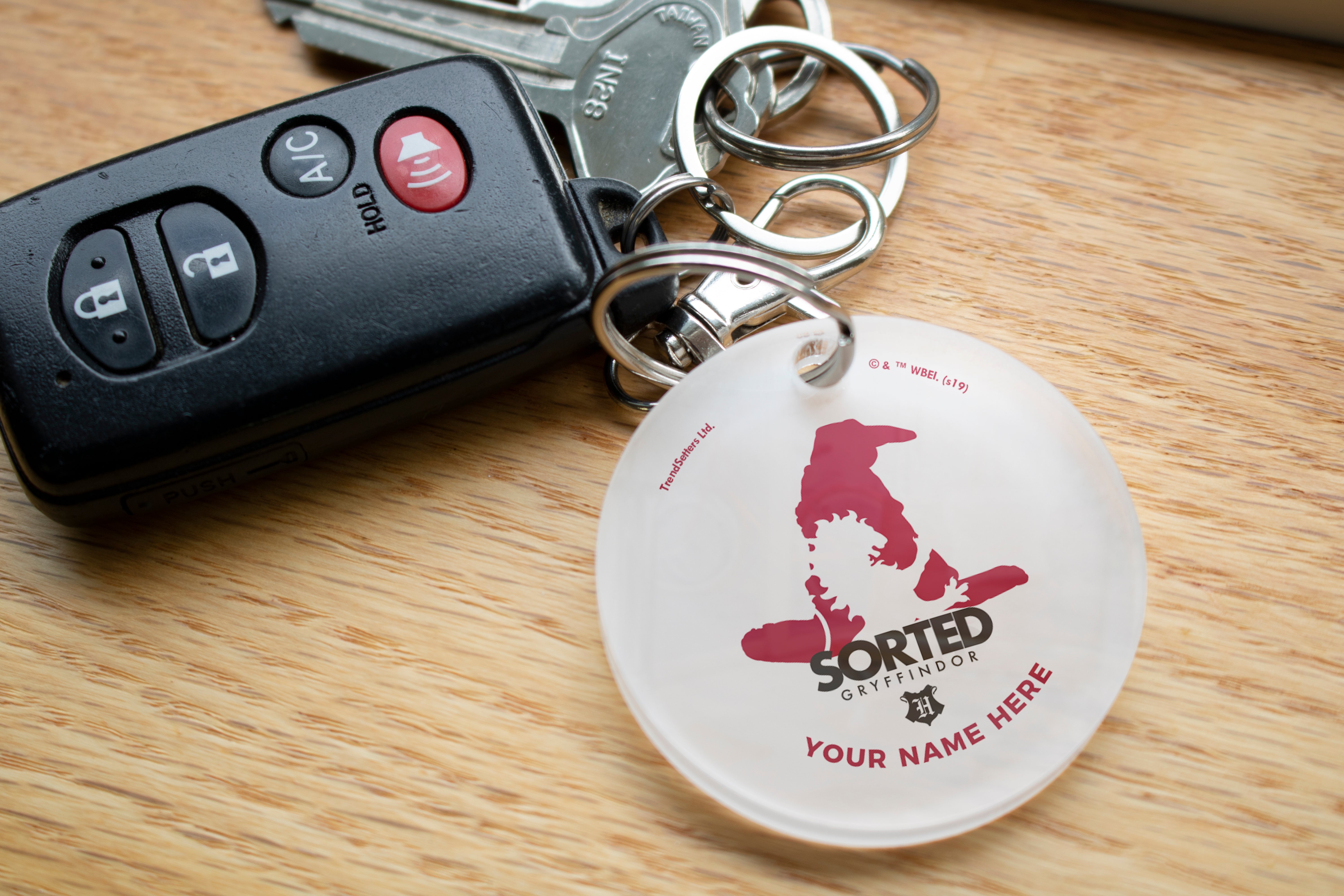 Harry Potter (Sorted Gryffindor House - Personalized) Acrylic Keychain ACPKRCIR432