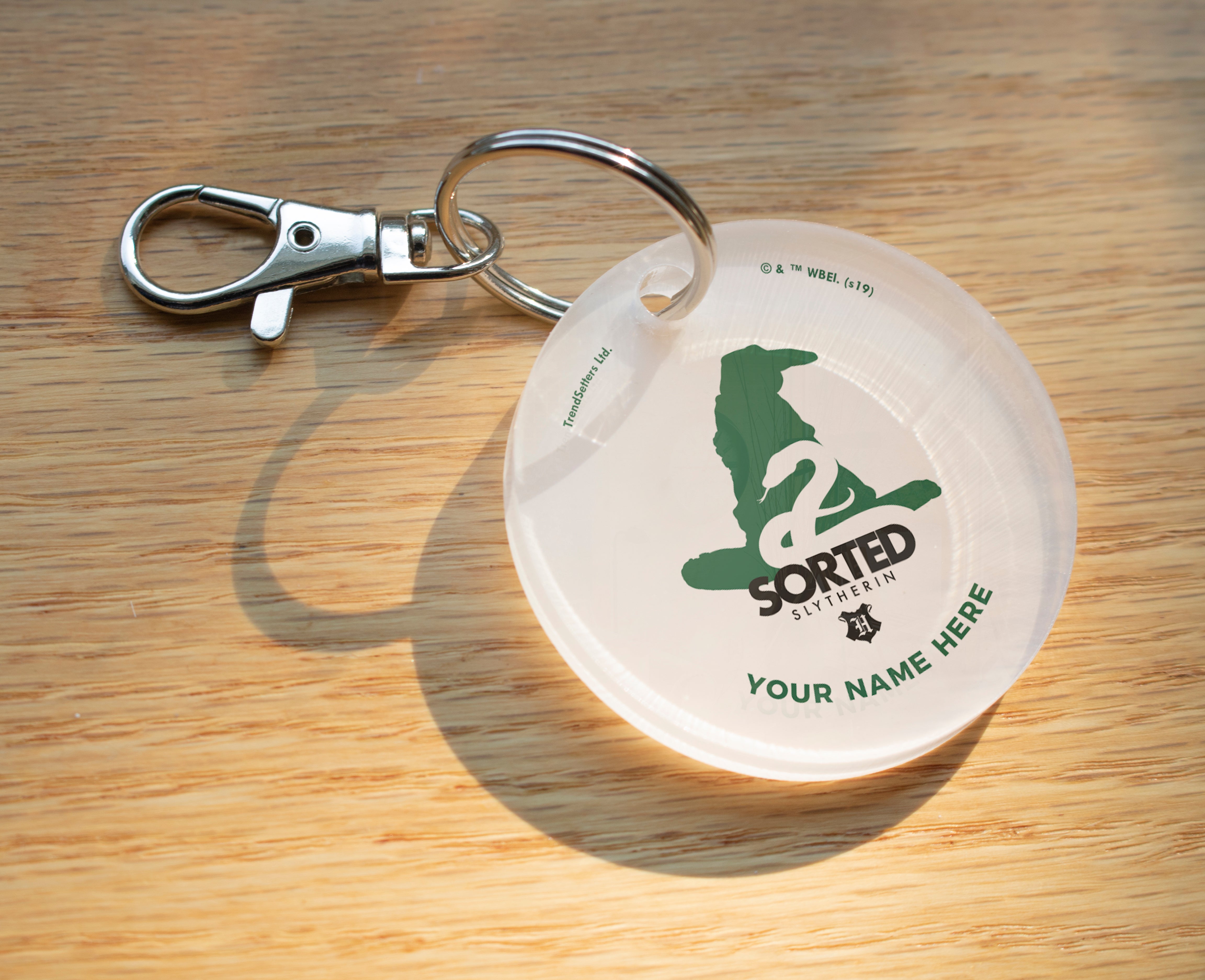 Harry Potter (Sorted Slytherin House - Personalized) Acrylic Keychain ACPKRCIR435