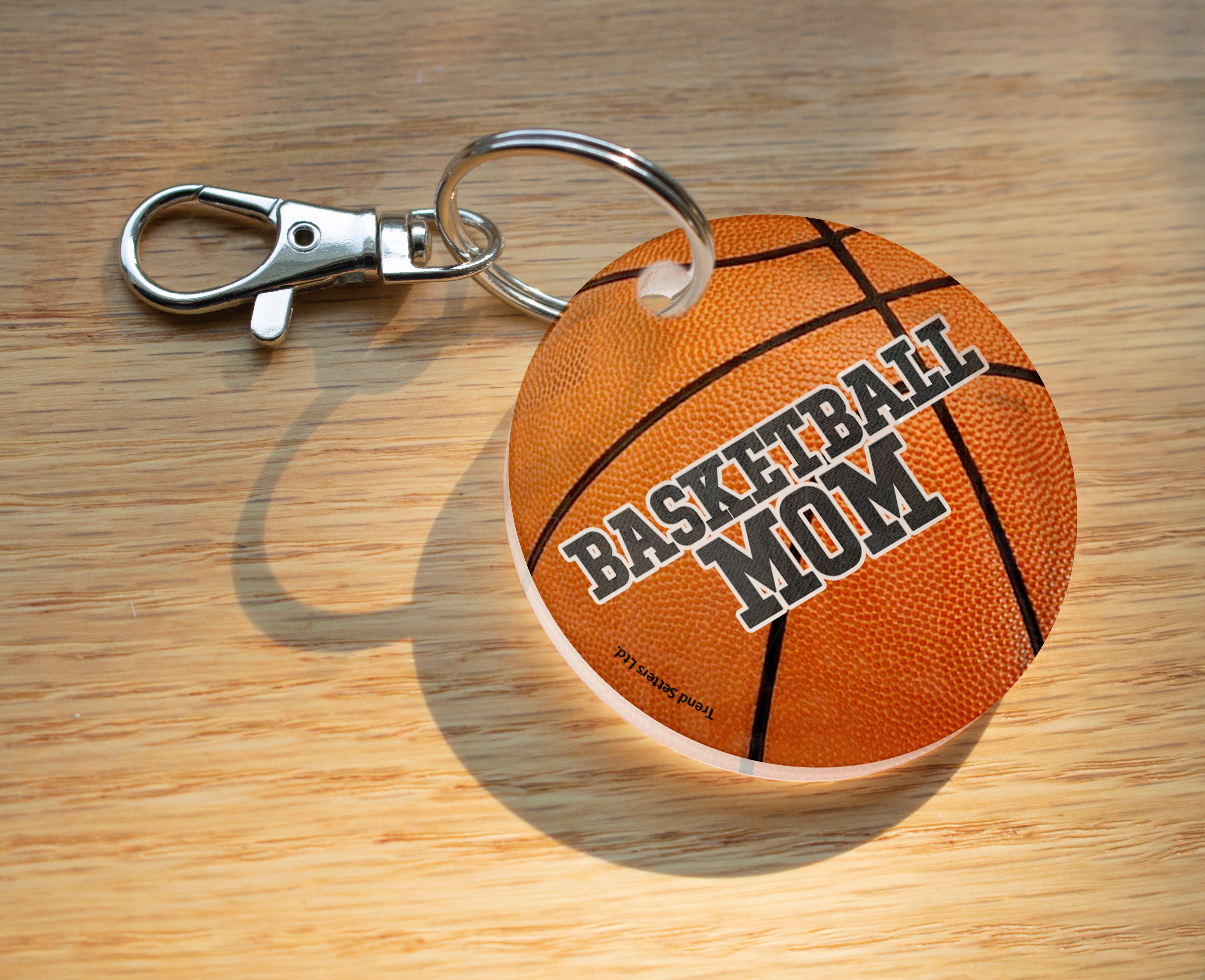 Sports Collection (Basketball Mom) Acrylic Keychain ACPKRCIR531