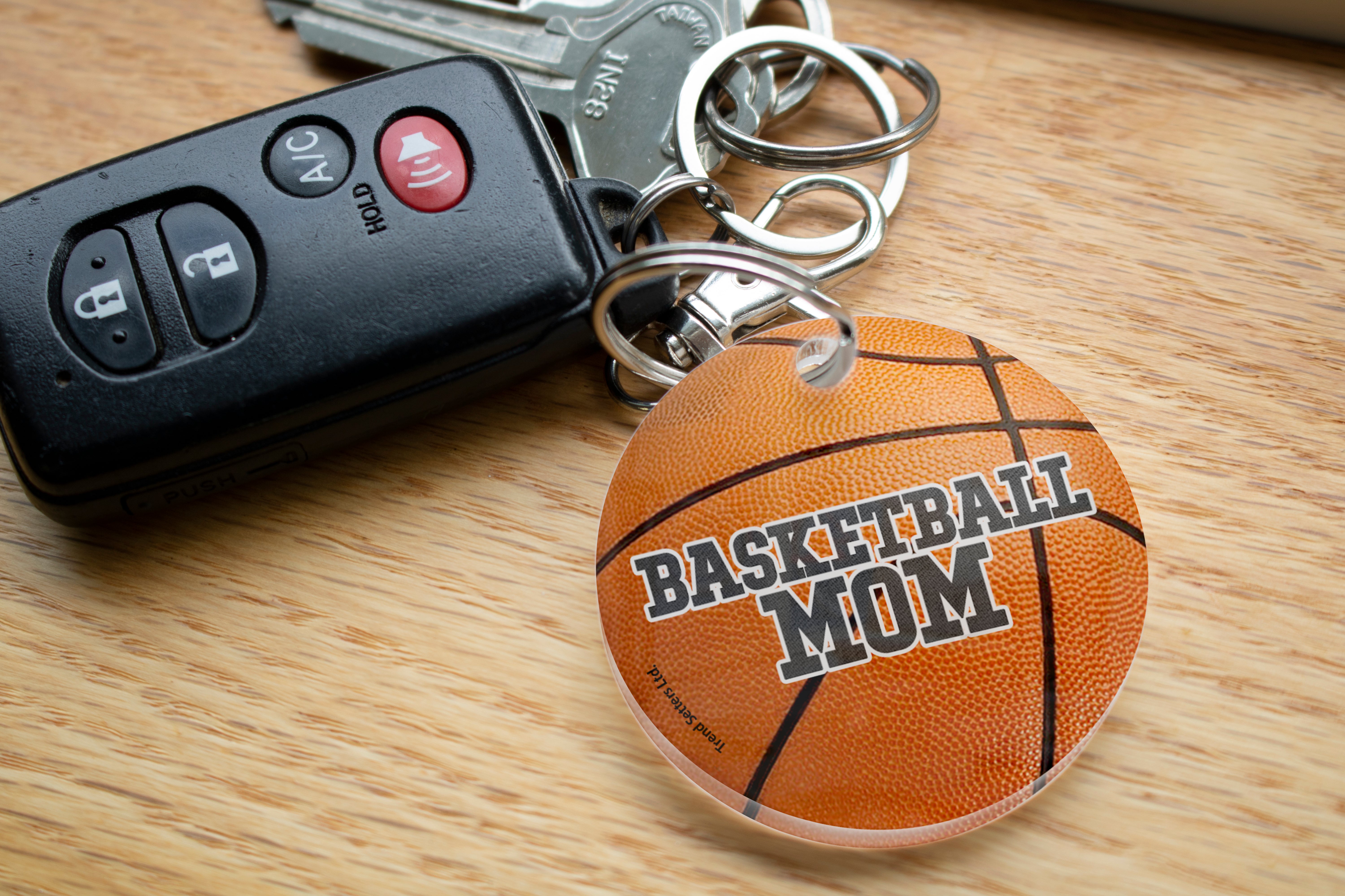 Sports Collection (Basketball Mom) Acrylic Keychain ACPKRCIR531