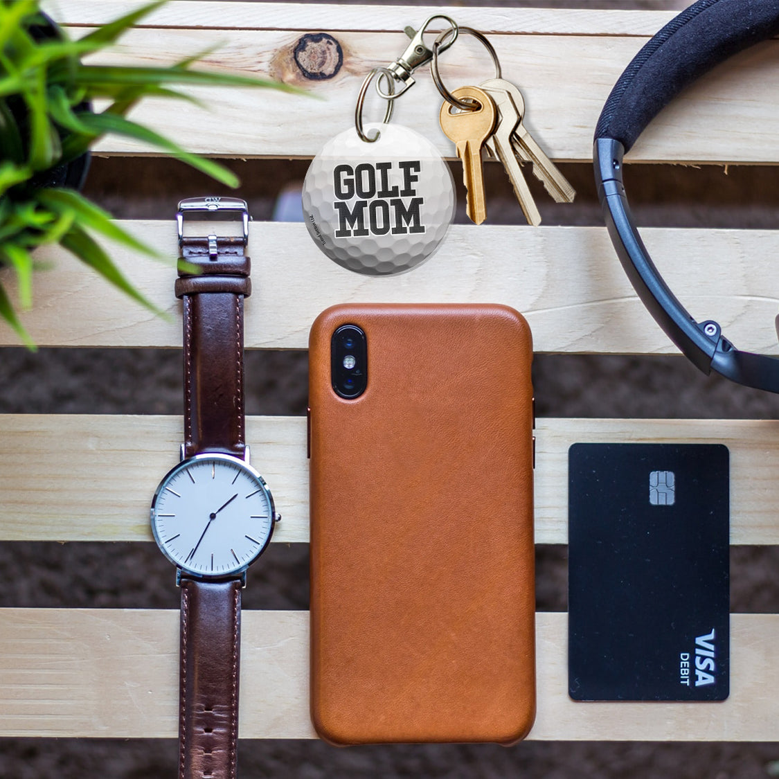 Sports Collection (Golf Mom) Acrylic Keychain ACPKRCIR532