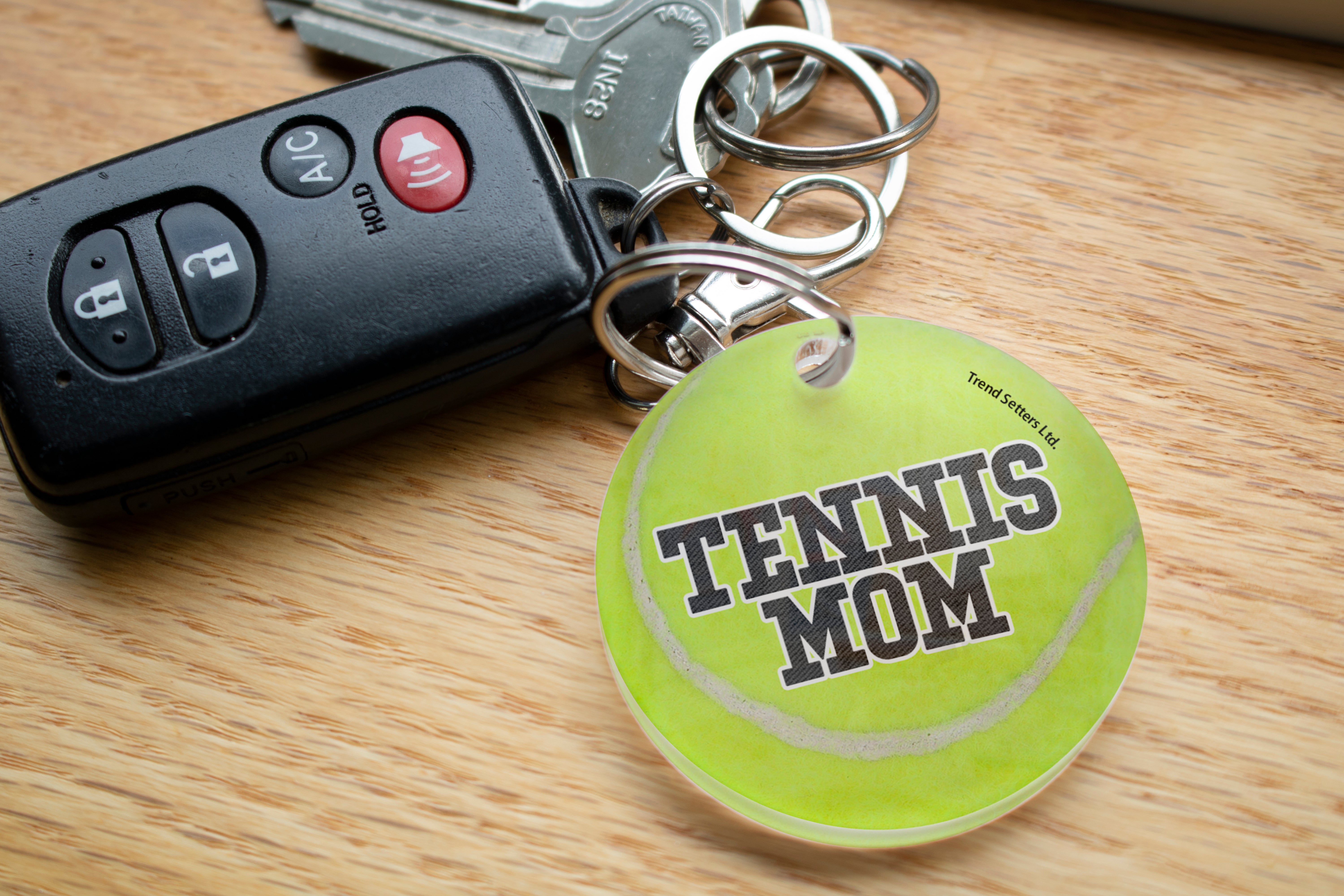 Sports Collection (Tennis Mom) Acrylic Keychain ACPKRCIR534