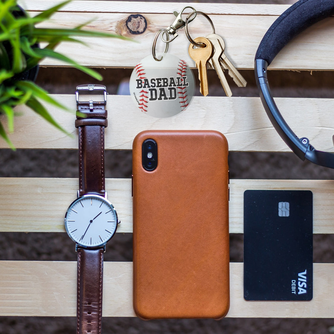 Sports Collection (Baseball Dad) Acrylic Keychain ACPKRCIR538