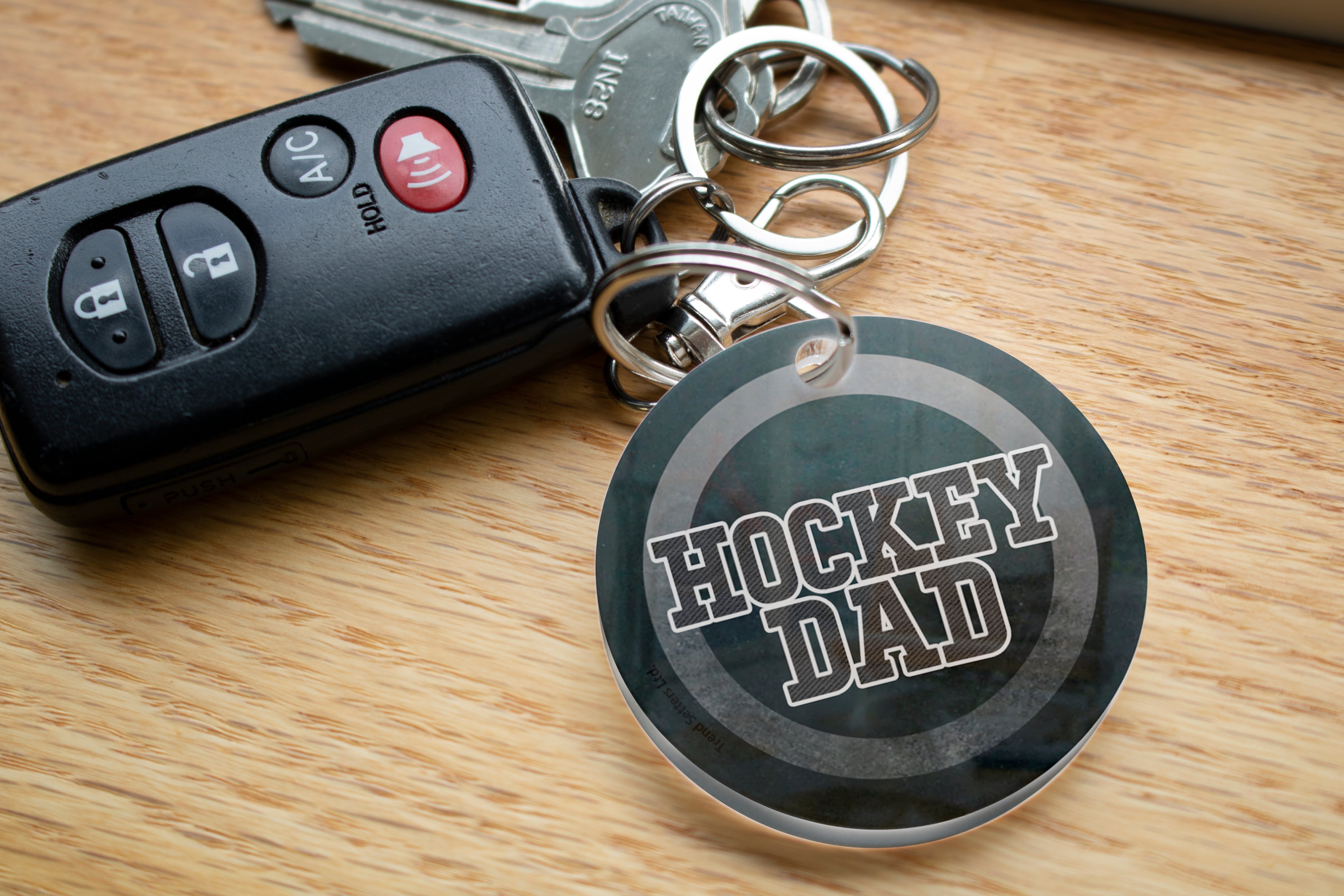 Sports Collection (Hockey Dad) Acrylic Keychain ACPKRCIR543