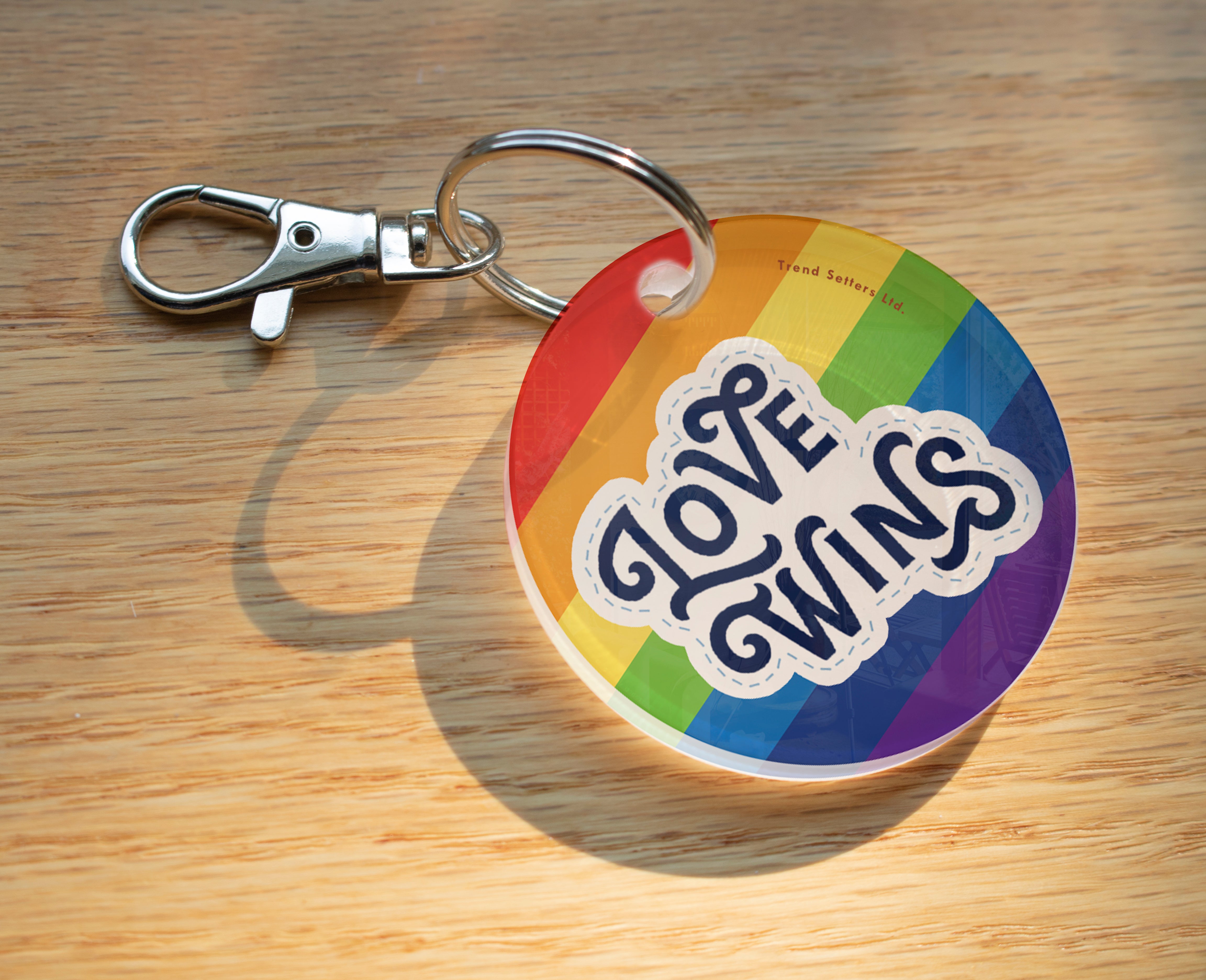 Pride Collection (Love Wins) Acrylic Keychain ACPKRCIR594